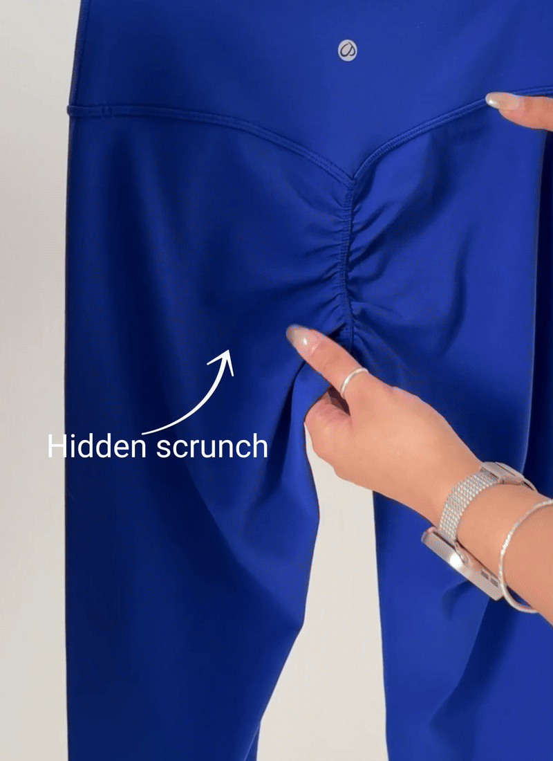 CRZ YOGA Mujer Secretsculpt Legging Sin Costura Tiro Alto Scrunch 25