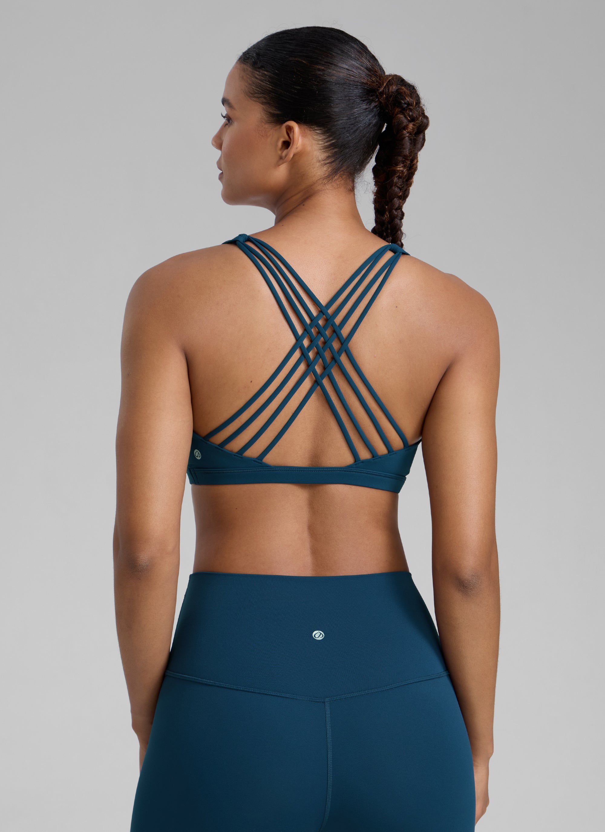 CRZ YOGA Nakedfeel Sujetador con Tirantes y Corte Bajo MARFIL FRANCÉS