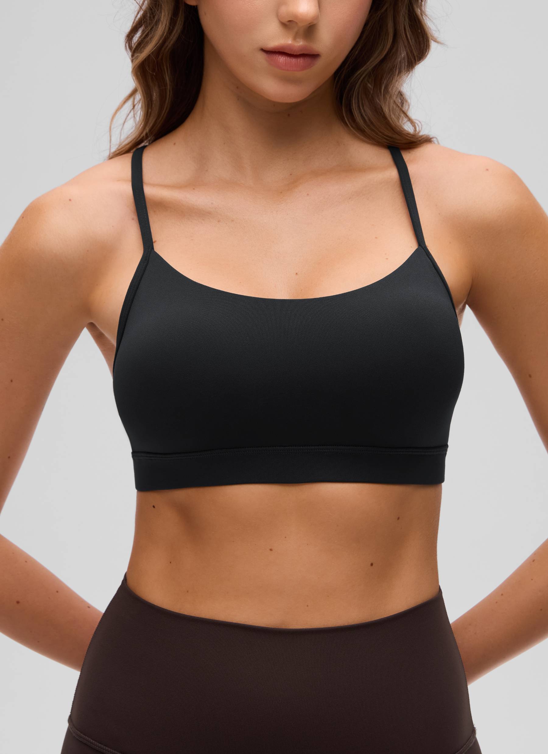 CRZ YOGA Butterluxe Sujetador Deportivo con Espalda en Y para Mujer Negro