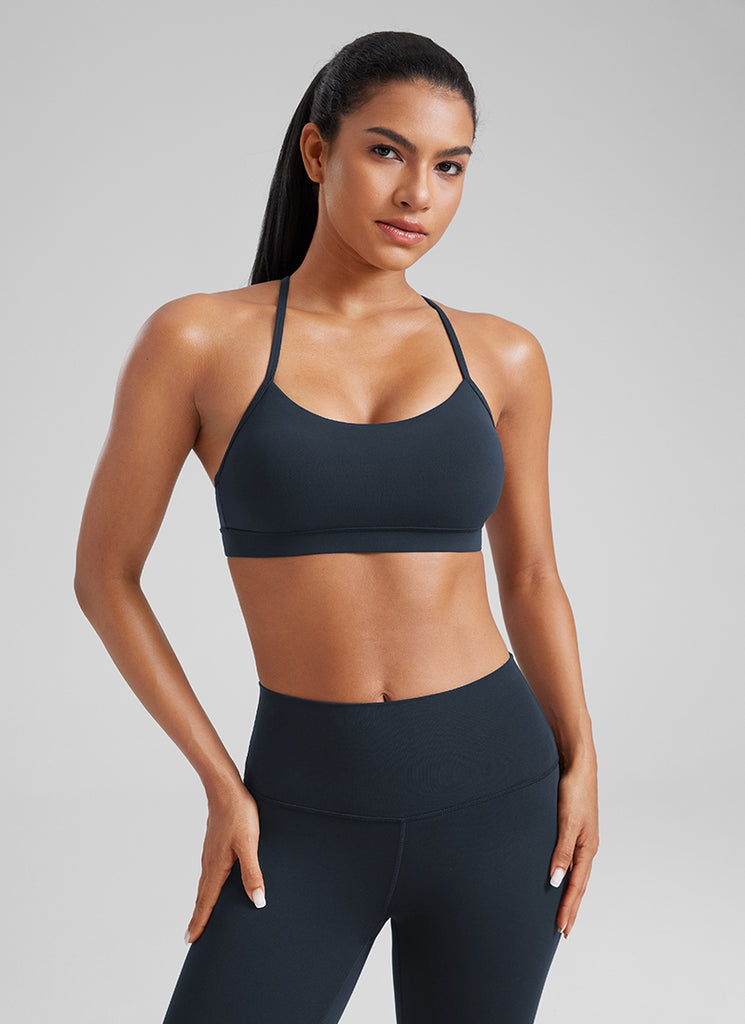 CRZ YOGA Butterluxe Sujetador Deportivo con Espalda en Y para Mujer True Navy