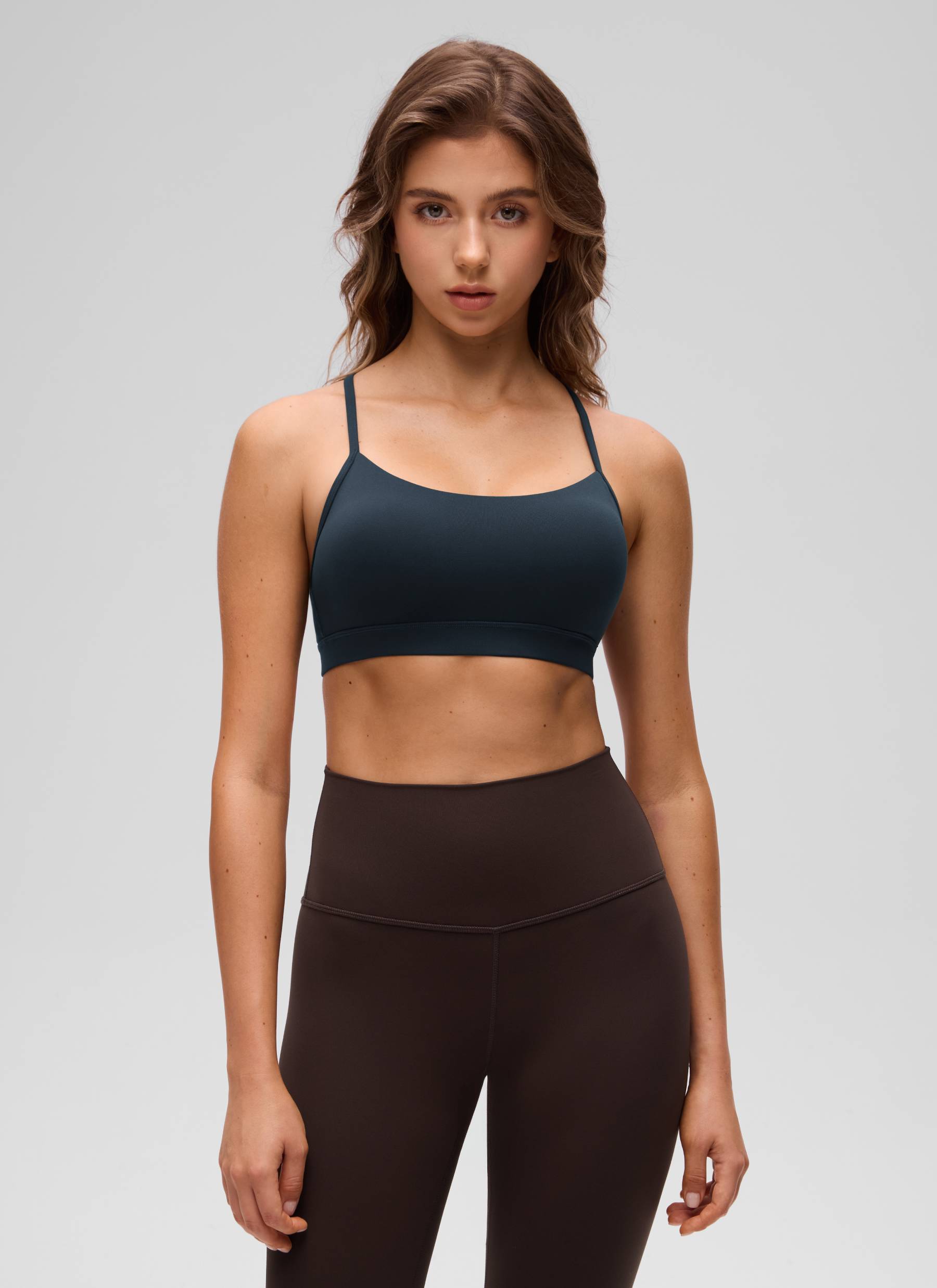 CRZ YOGA Butterluxe Sujetador Deportivo con Espalda en Y para Mujer True Navy