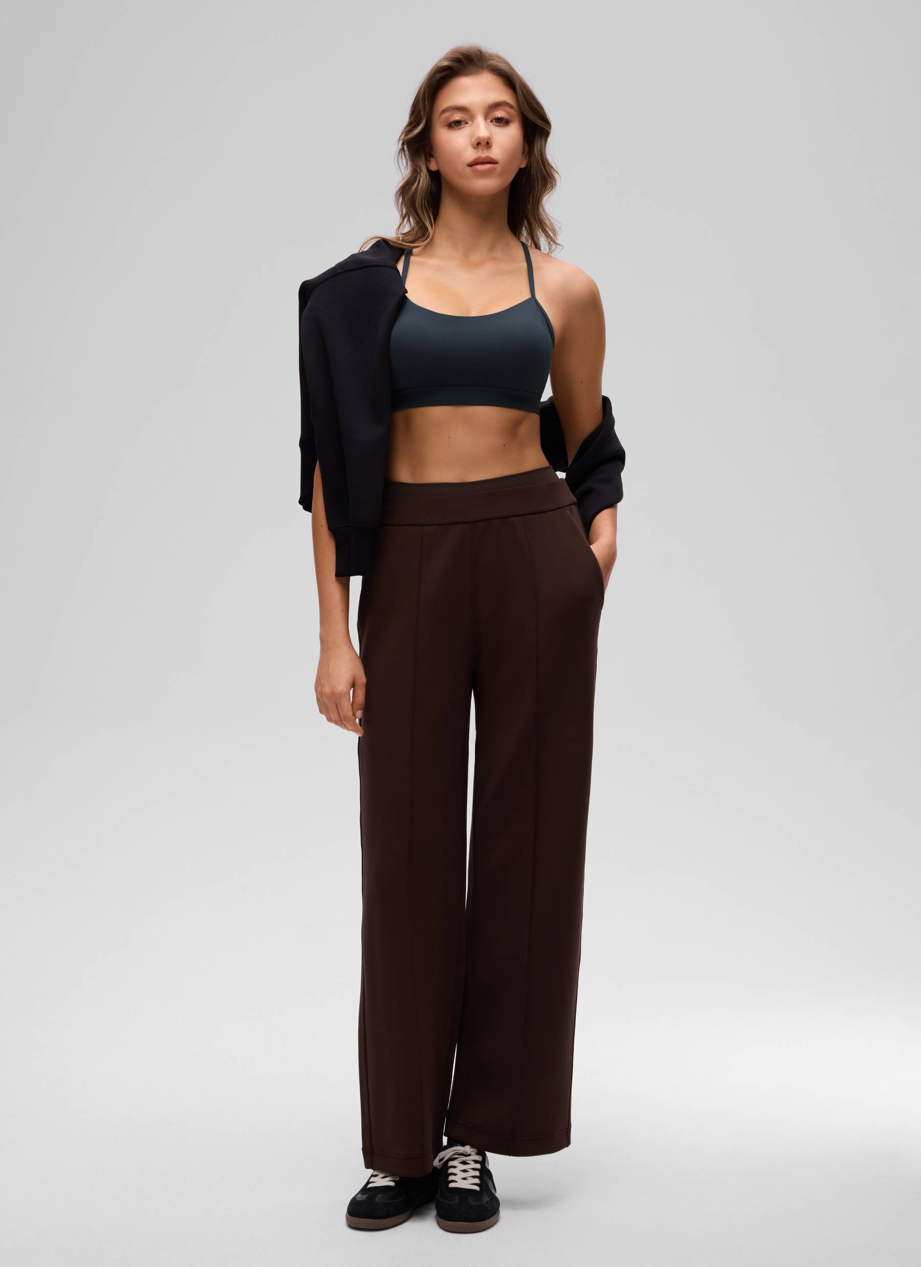CRZ YOGA Butterluxe Sujetador Deportivo con Espalda en Y para Mujer True Navy