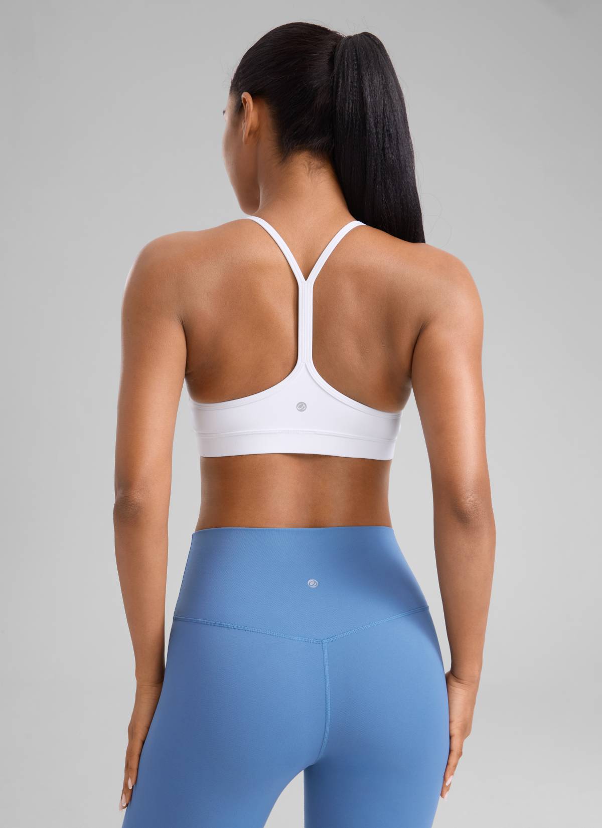 CRZ YOGA Butterluxe Sujetador Deportivo con Espalda en Y para Mujer blanco