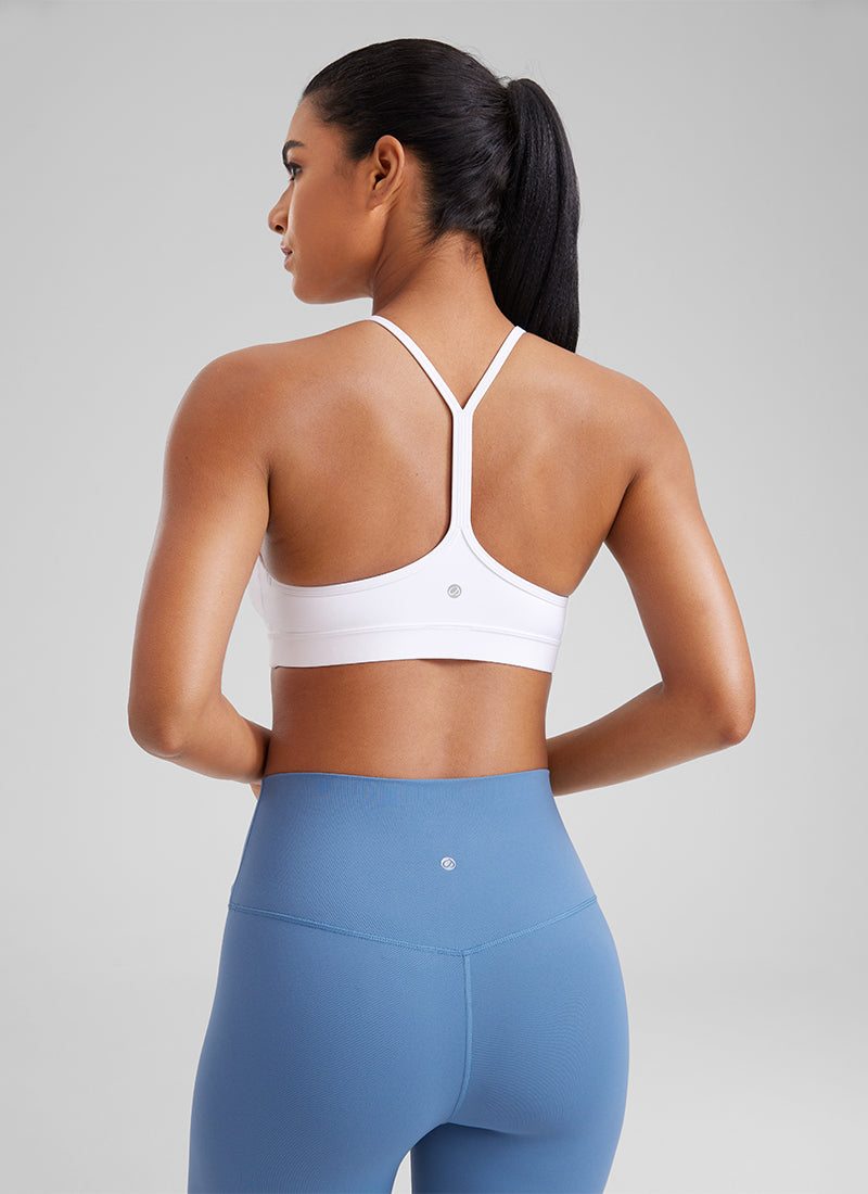CRZ YOGA Butterluxe Sujetador Deportivo con Espalda en Y para Mujer blanco