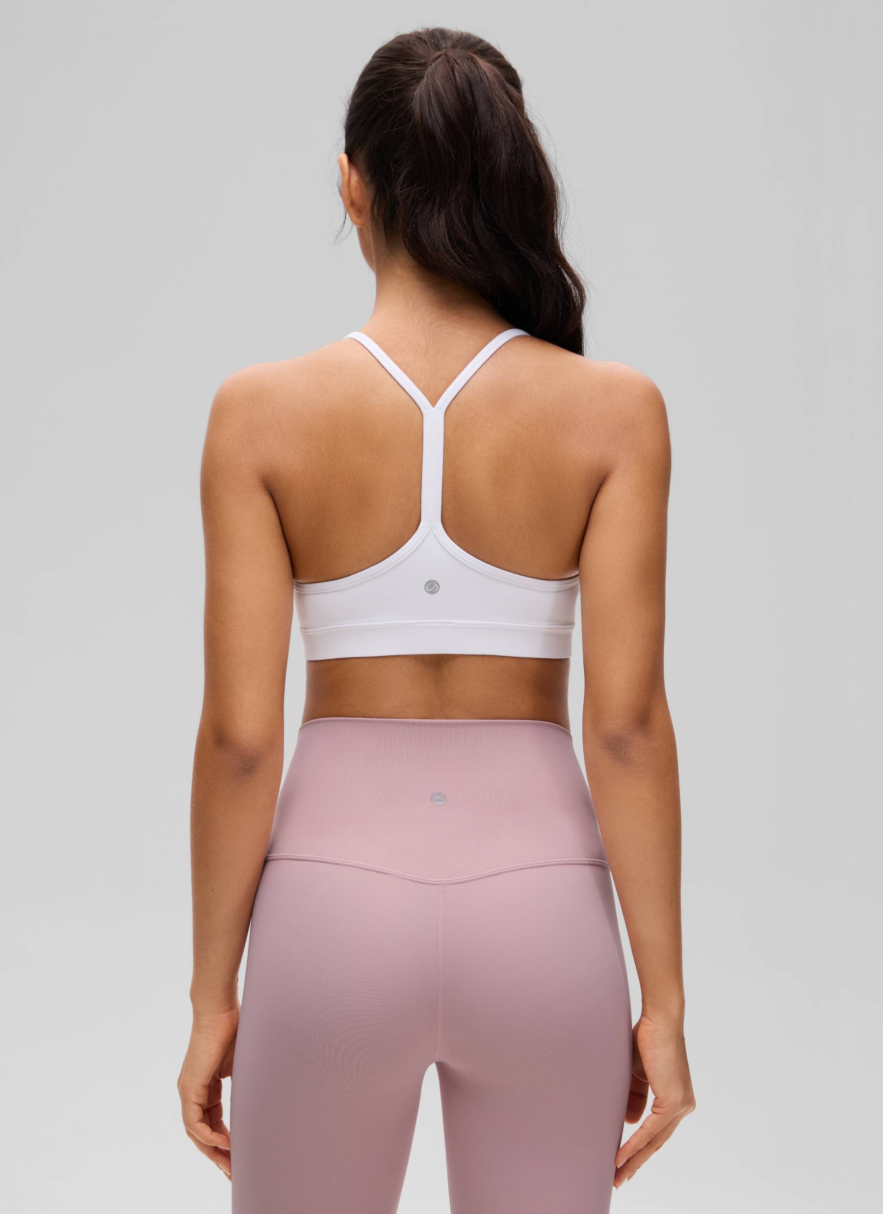 CRZ YOGA Butterluxe Sujetador Deportivo con Espalda en Y para Mujer blanco
