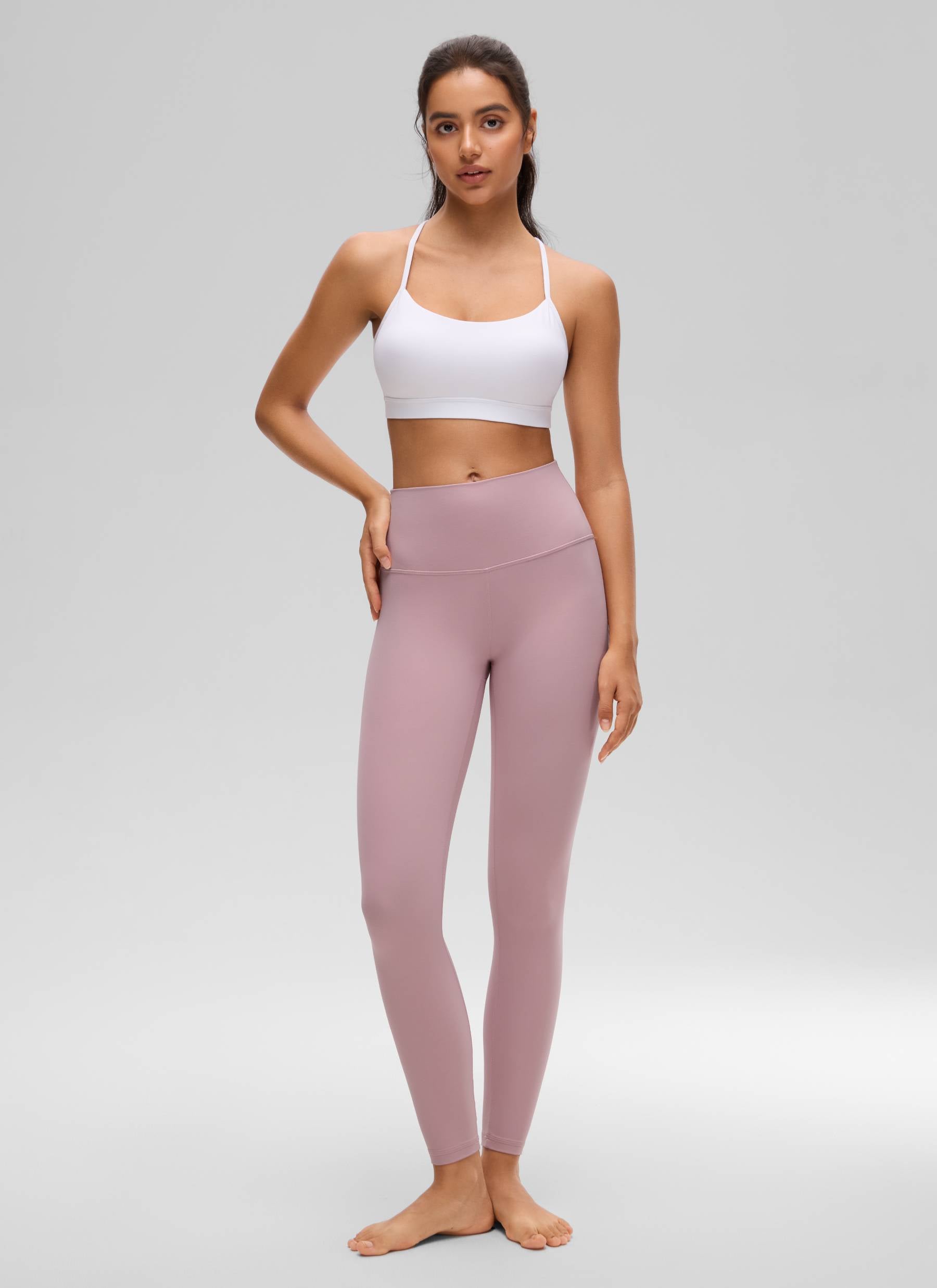 CRZ YOGA Butterluxe Sujetador Deportivo con Espalda en Y para Mujer blanco