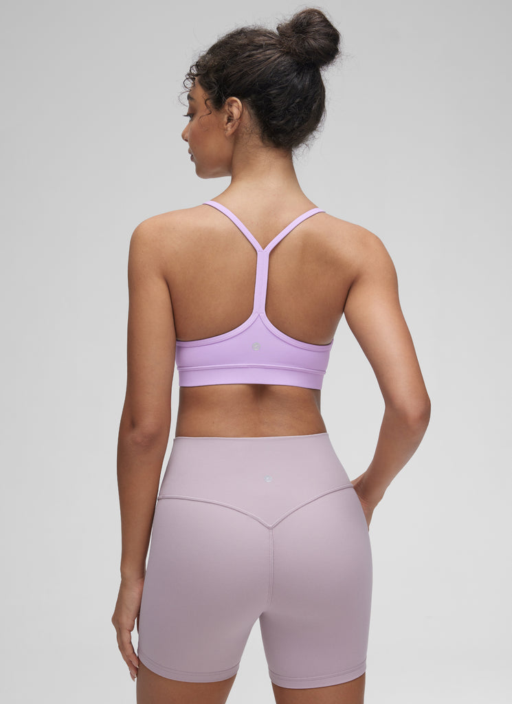 CRZ YOGA Butterluxe Sujetador Deportivo con Espalda en Y para Mujer Púrpura élfico