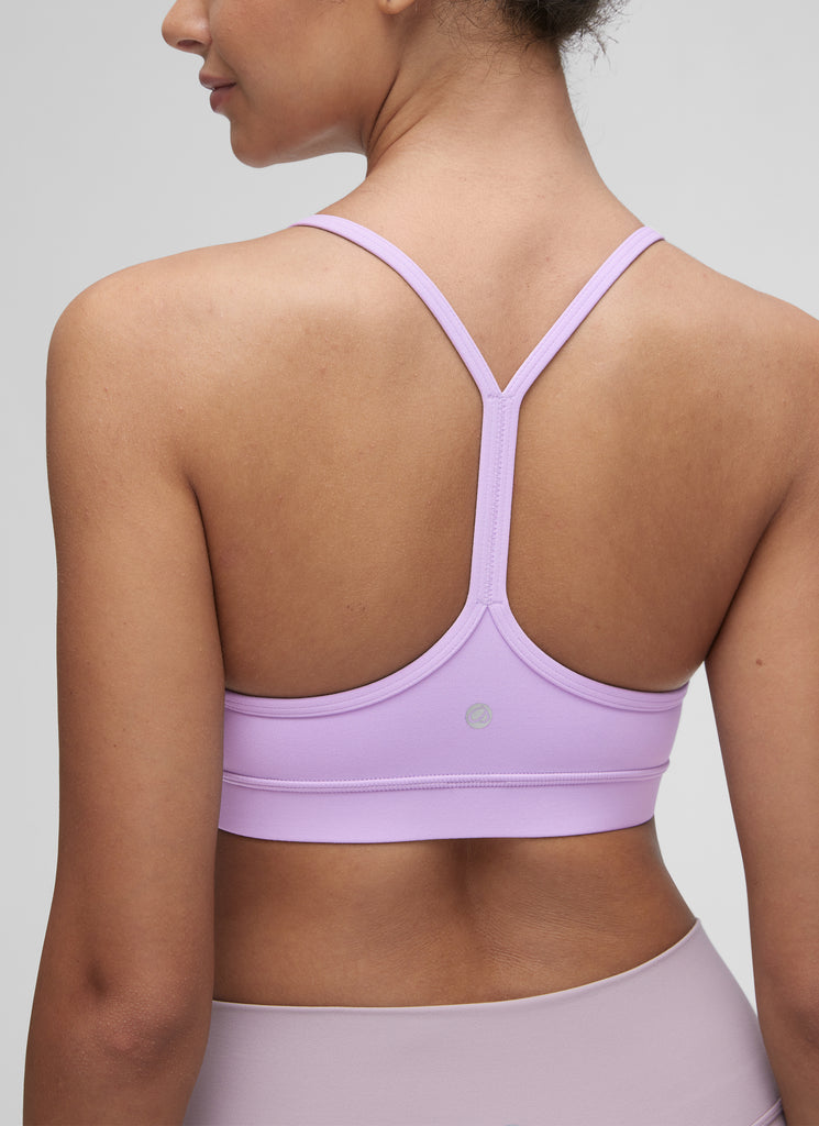 CRZ YOGA Butterluxe Sujetador Deportivo con Espalda en Y para Mujer Púrpura élfico
