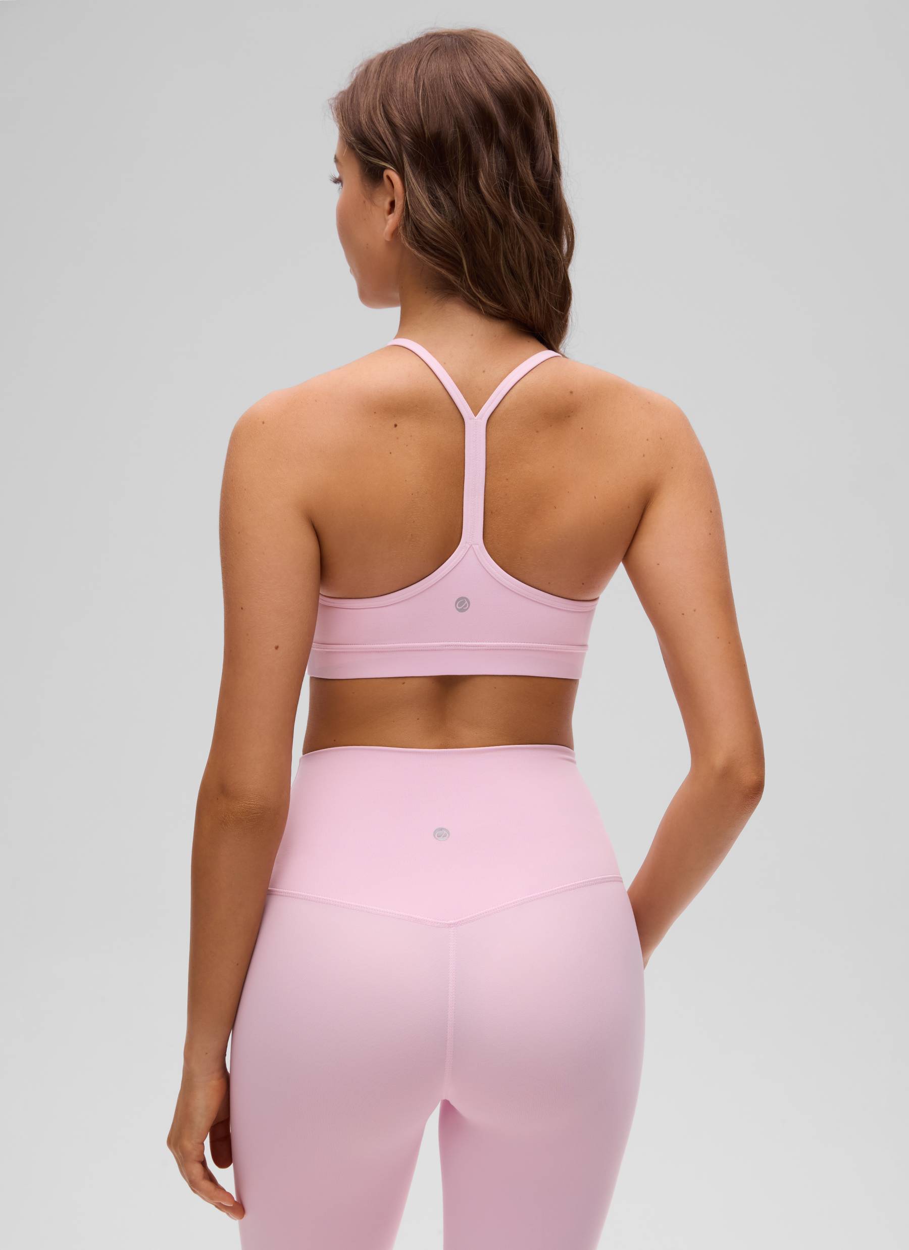 CRZ YOGA Butterluxe Sujetador Deportivo con Espalda en Y para Mujer Peonía Rosa