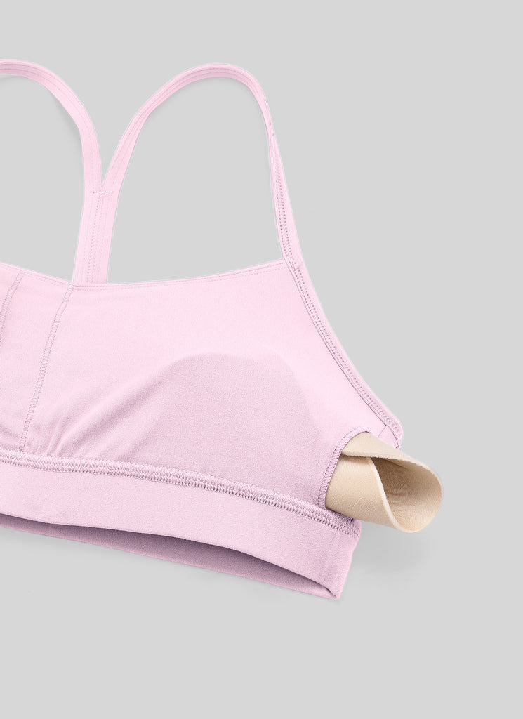 CRZ YOGA Butterluxe Sujetador Deportivo con Espalda en Y para Mujer Peonía Rosa