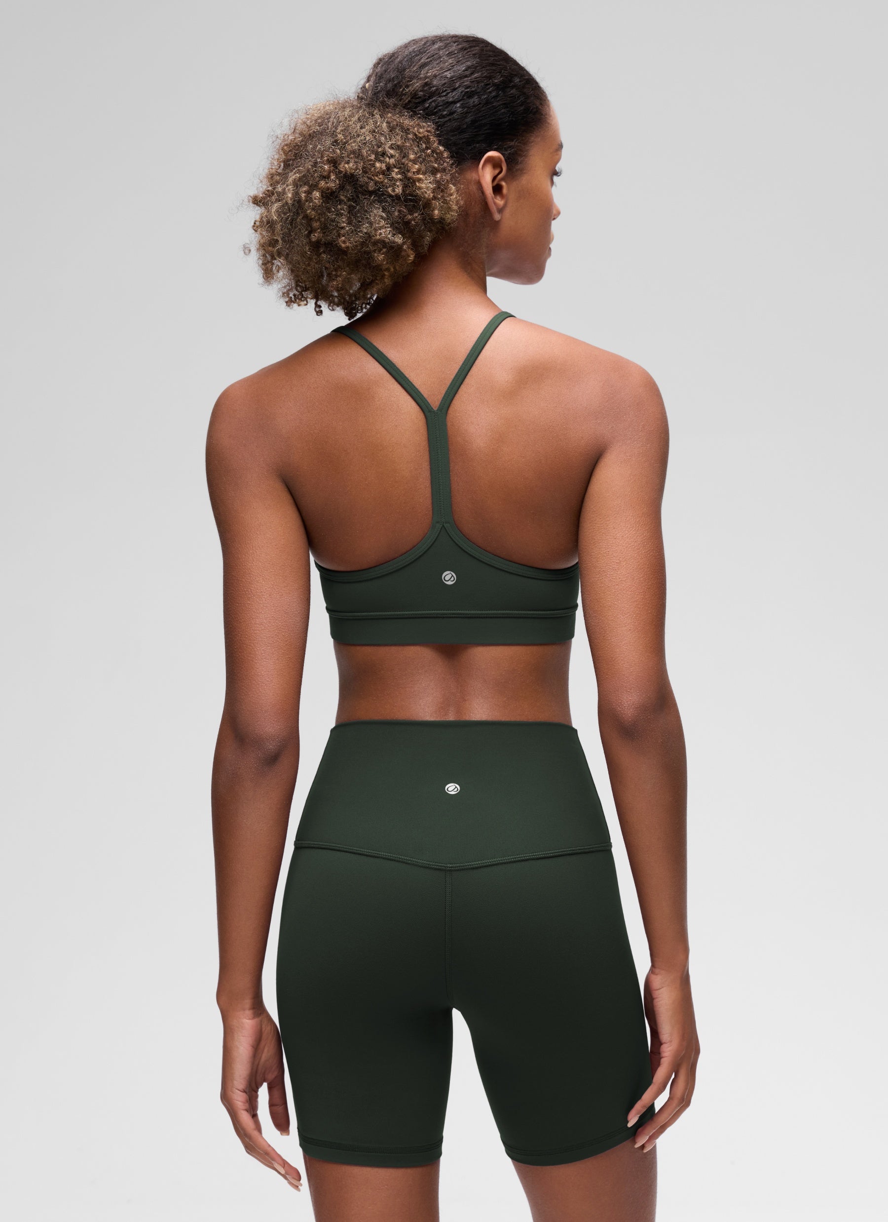 CRZ YOGA Butterluxe Sujetador Deportivo con Espalda en Y para Mujer Leyenda Verde