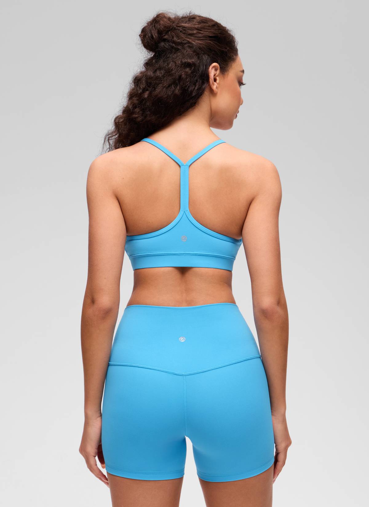 CRZ YOGA Butterluxe Sujetador Deportivo con Espalda en Y para Mujer Kayak Azul
