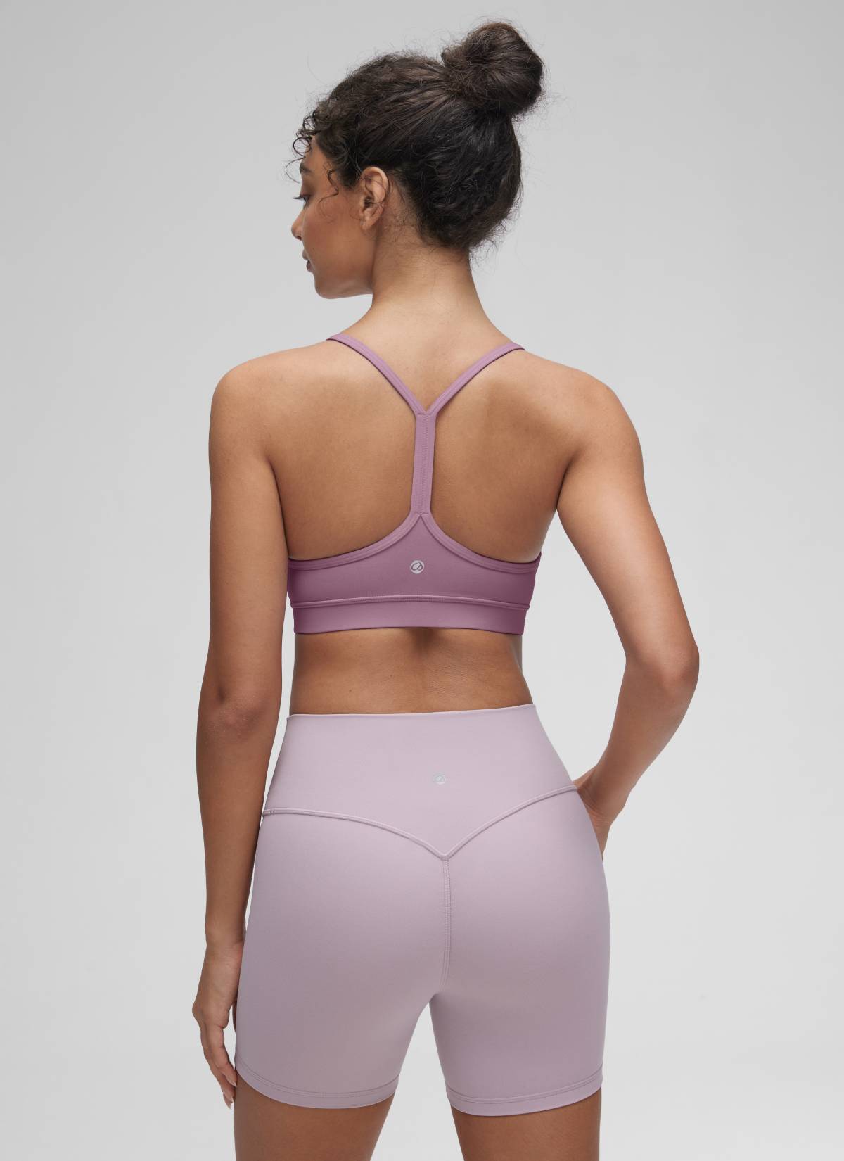 CRZ YOGA Butterluxe Sujetador Deportivo con Espalda en Y para Mujer Lavanda claro
