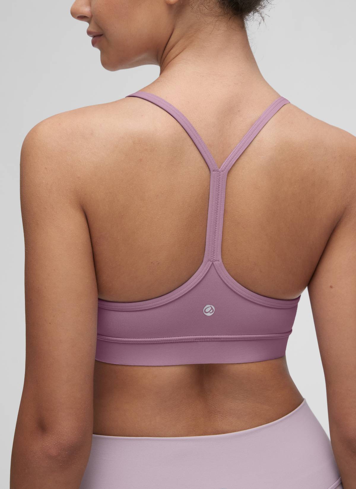 CRZ YOGA Butterluxe Sujetador Deportivo con Espalda en Y para Mujer Lavanda claro