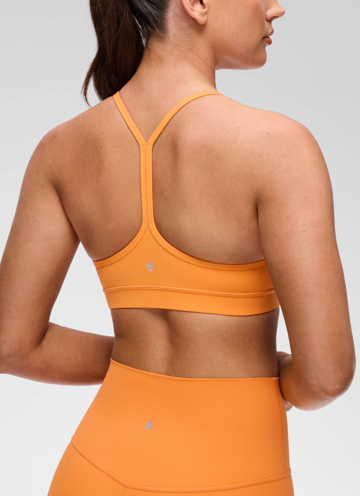 CRZ YOGA Butterluxe Sujetador Deportivo con Espalda en Y para Mujer Naranja Tigre