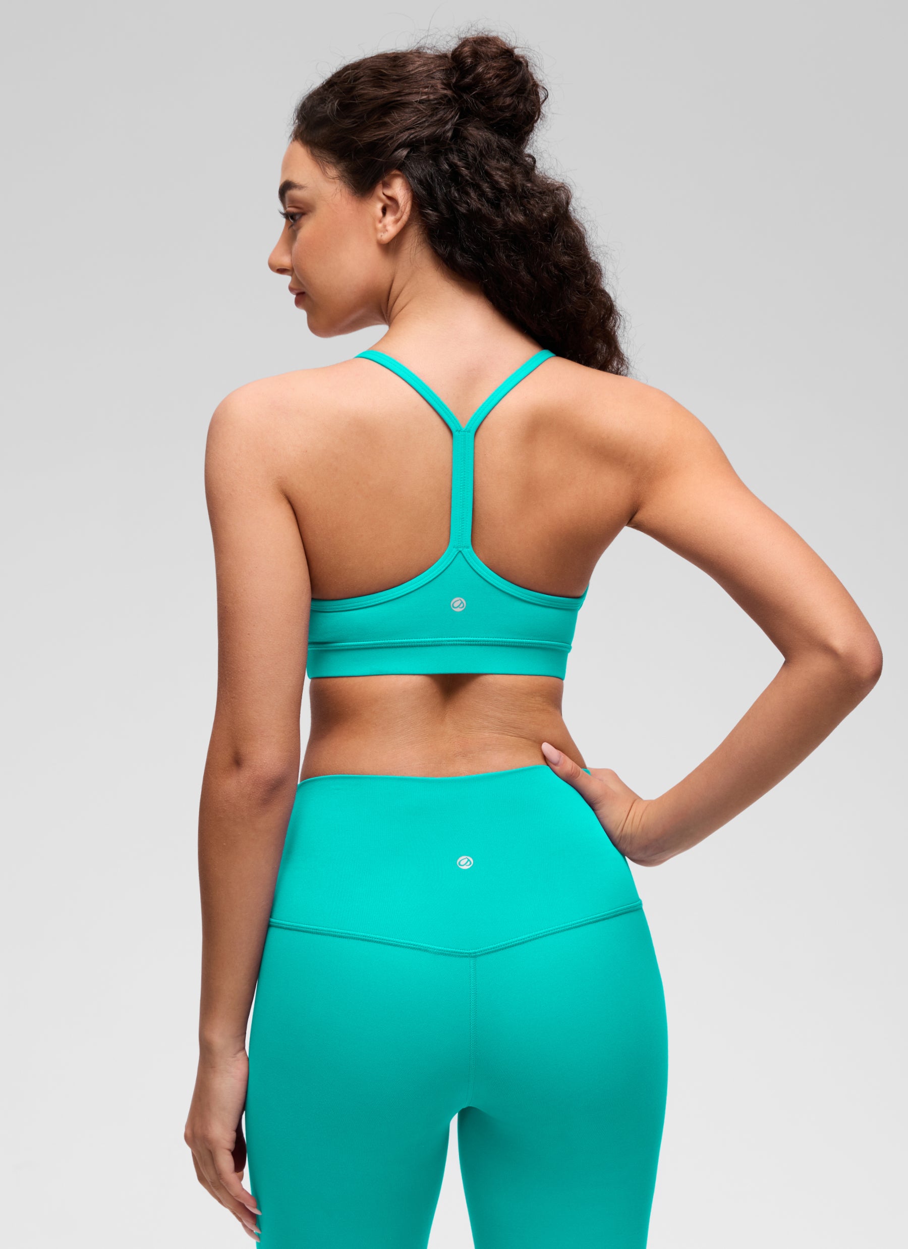 CRZ YOGA Butterluxe Sujetador Deportivo con Espalda en Y para Mujer Trópicos Teal