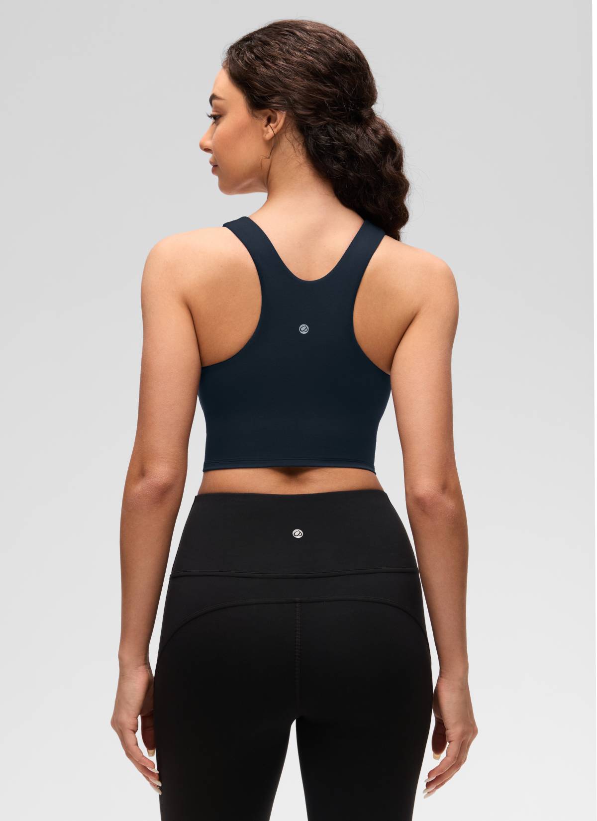 CRZ YOGA Butterluxe Camiseta sin Mangas con Espalda Cruzada para Mujer True Navy