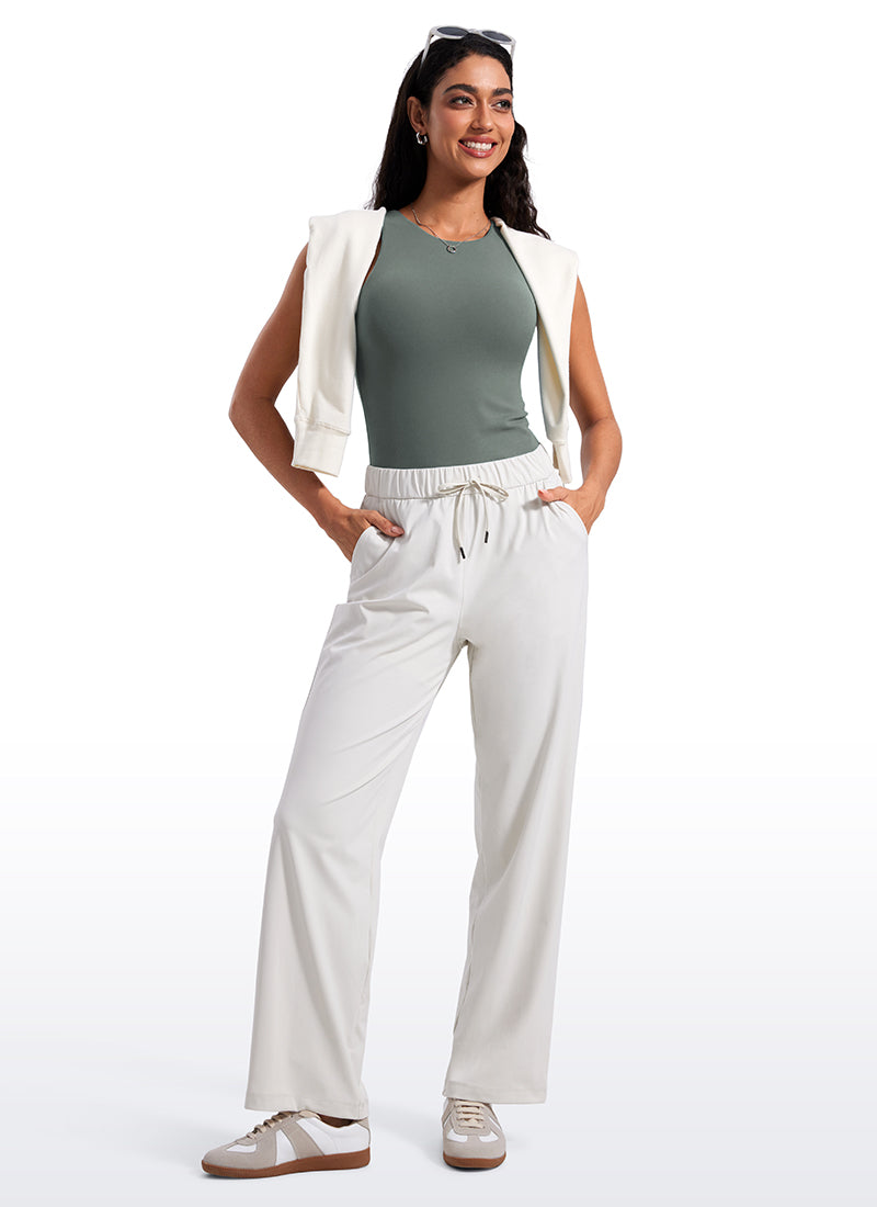CRZ YOGA Butterluxe Camiseta con Espalda Cruzada y Estampado para Mujer Salvia gris