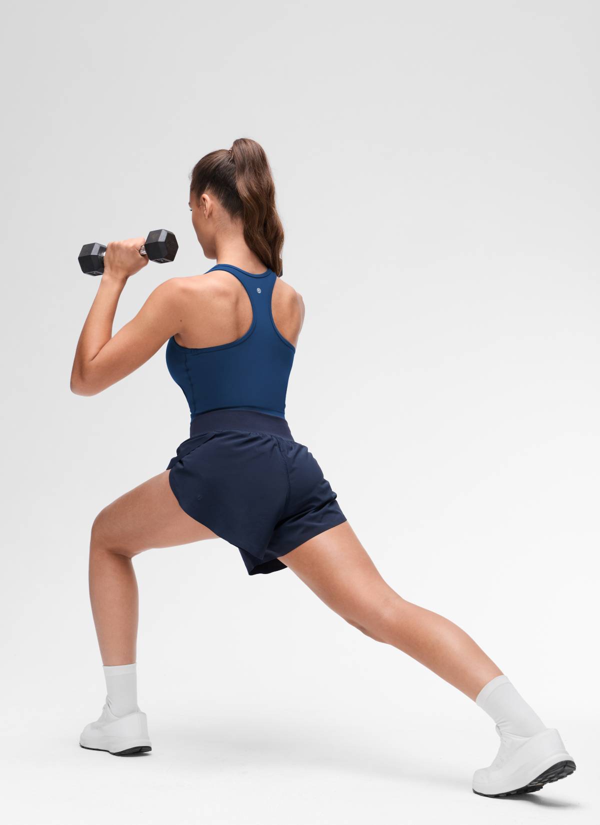 CRZ YOGA Sujetador con Escote Redondo y Espalda en Y para Mujer MARFIL FRANCÉS