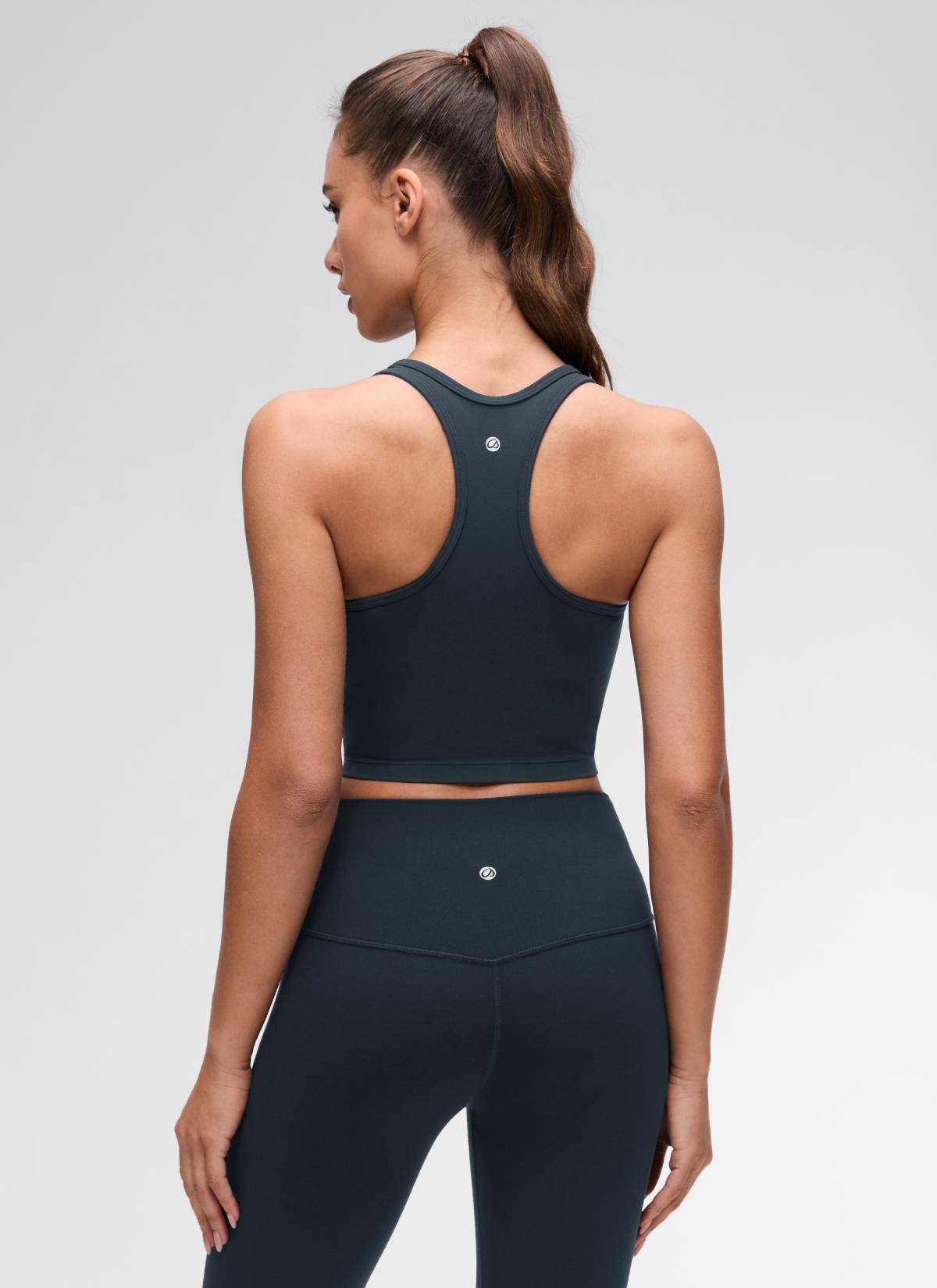 CRZ YOGA Sujetador con Escote Redondo y Espalda en Y para Mujer True Navy