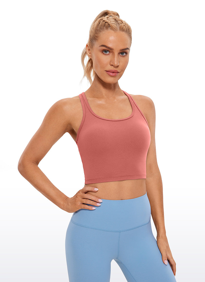 CRZ YOGA Sujetador con Escote Redondo y Espalda en Y para Mujer Gavanza