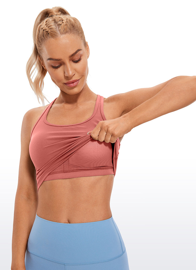 CRZ YOGA Sujetador con Escote Redondo y Espalda en Y para Mujer Gavanza