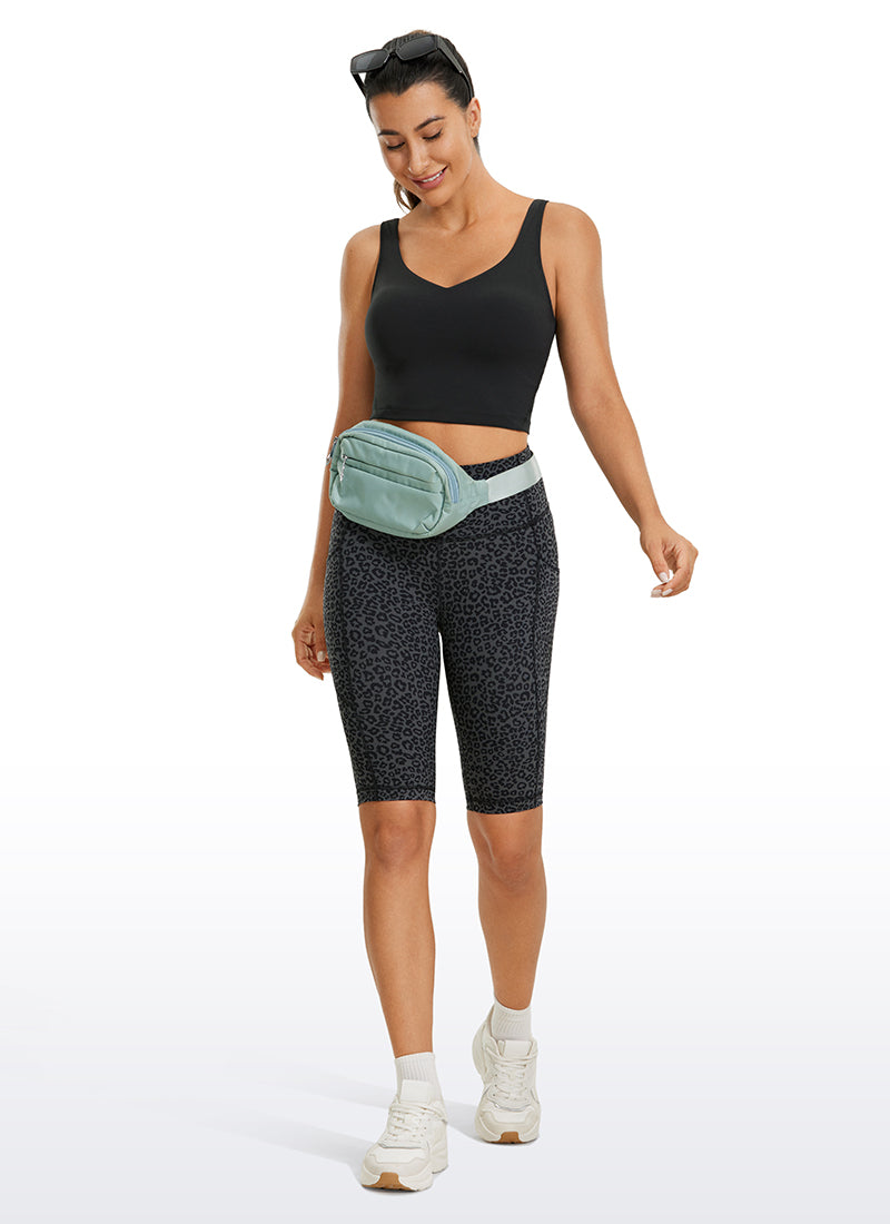 Sujetador de yoga Butterluxe de CRZ YOGA con espalda en U para mujer Negro