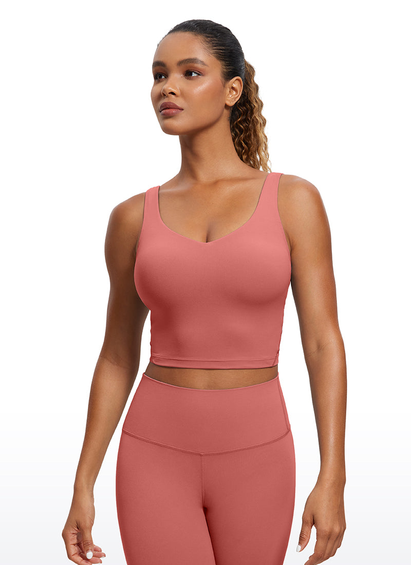 Sujetador de yoga Butterluxe de CRZ YOGA con espalda en U para mujer Gavanza