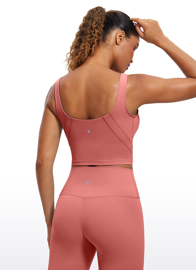 Sujetador de yoga Butterluxe de CRZ YOGA con espalda en U para mujer Gavanza