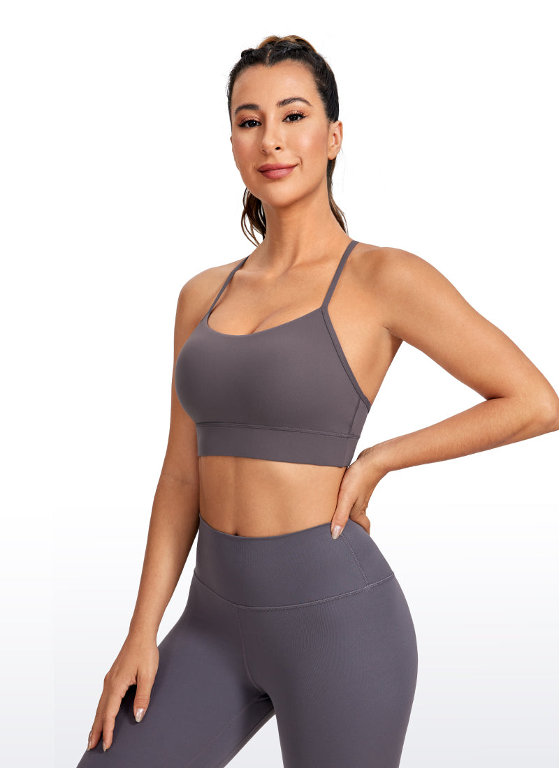 CRZ YOGA  Butterluxe Sujetador Deportivo con Espalda en Y para Mujer Tornado
