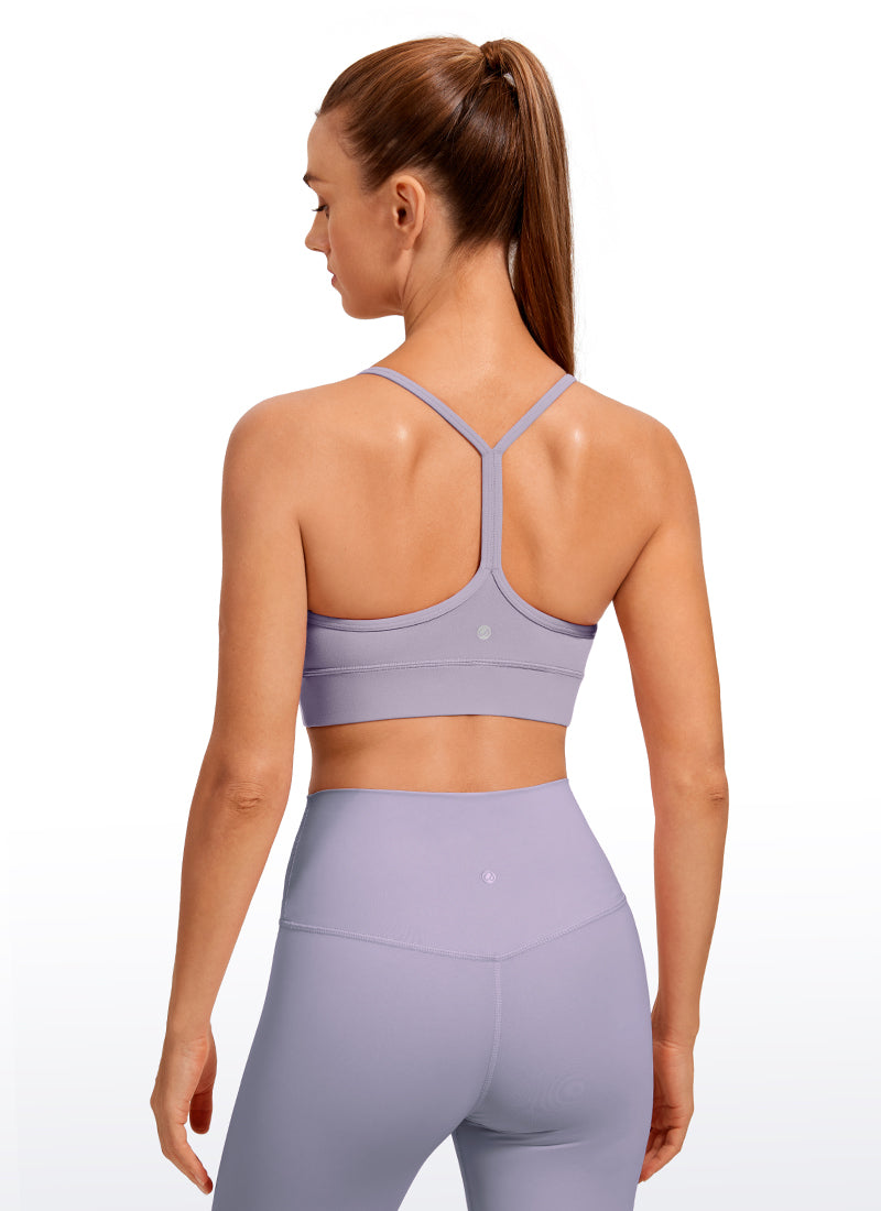 CRZ YOGA  Butterluxe Sujetador Deportivo con Espalda en Y para Mujer Lavender Mist