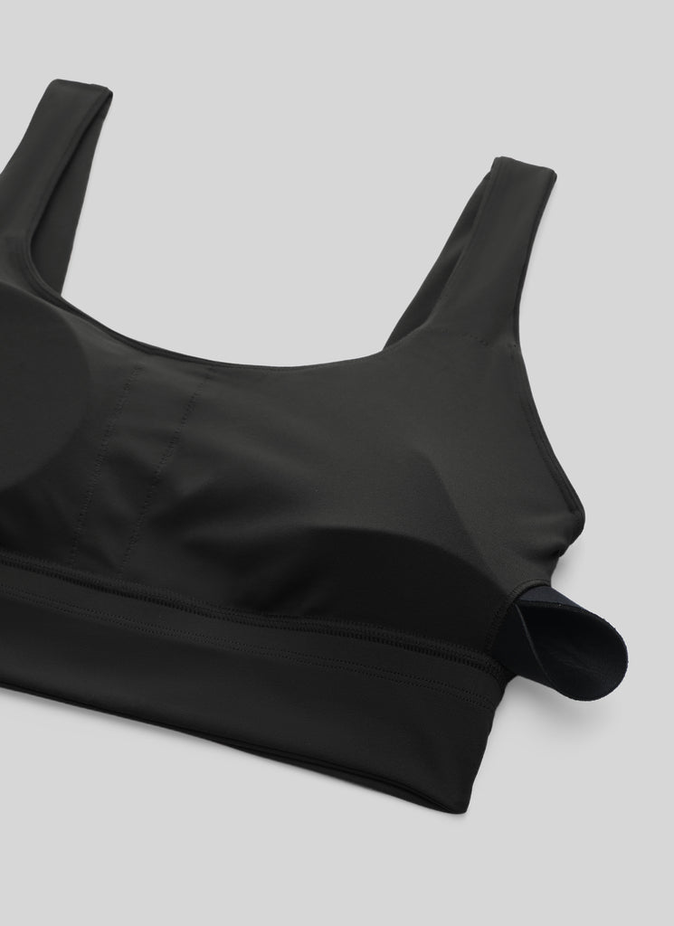 CRZ YOGA  Butterluxe Sujetador Deportivo Espalda en U Negro