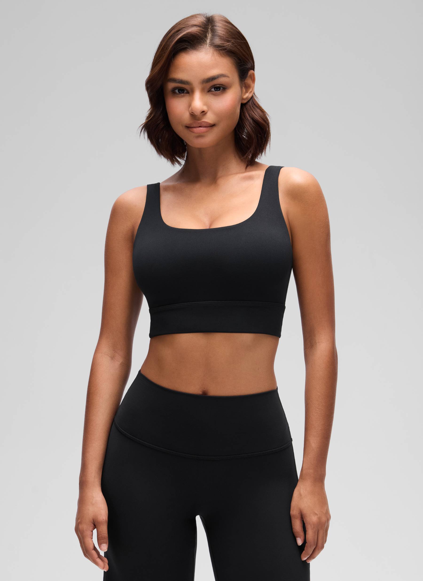 CRZ YOGA  Butterluxe Sujetador Deportivo Espalda en U Negro @model_info:Tati
