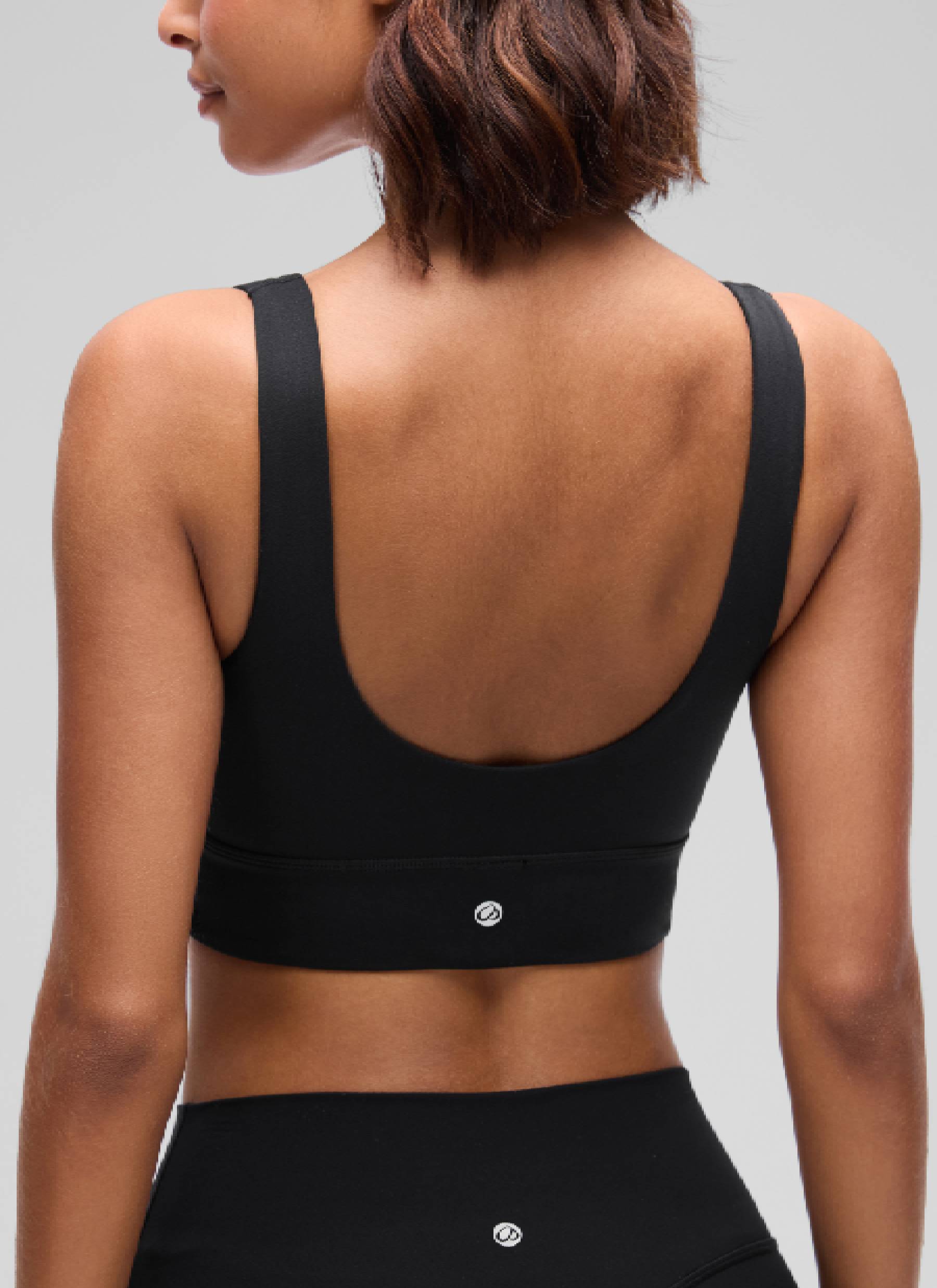 CRZ YOGA  Butterluxe Sujetador Deportivo Espalda en U Negro