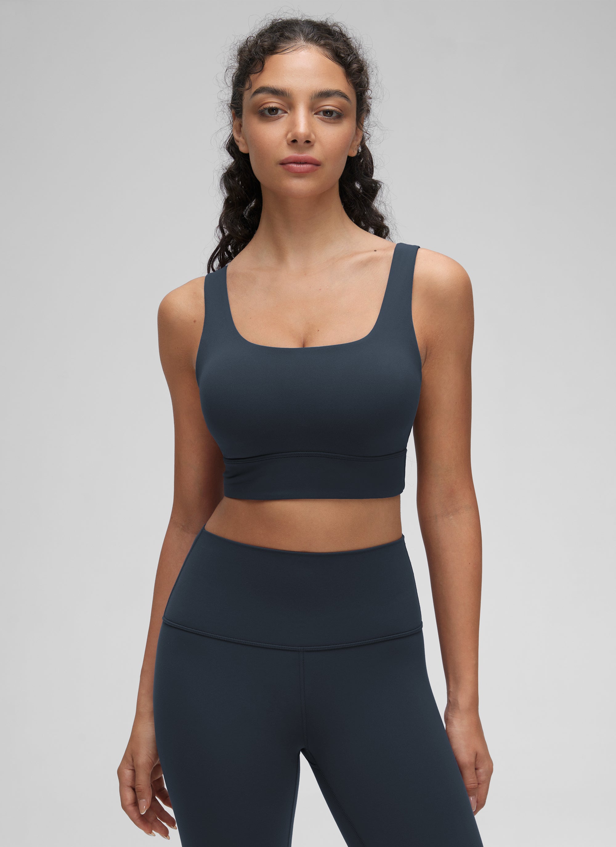 CRZ YOGA  Butterluxe Sujetador Deportivo Espalda en U True Navy