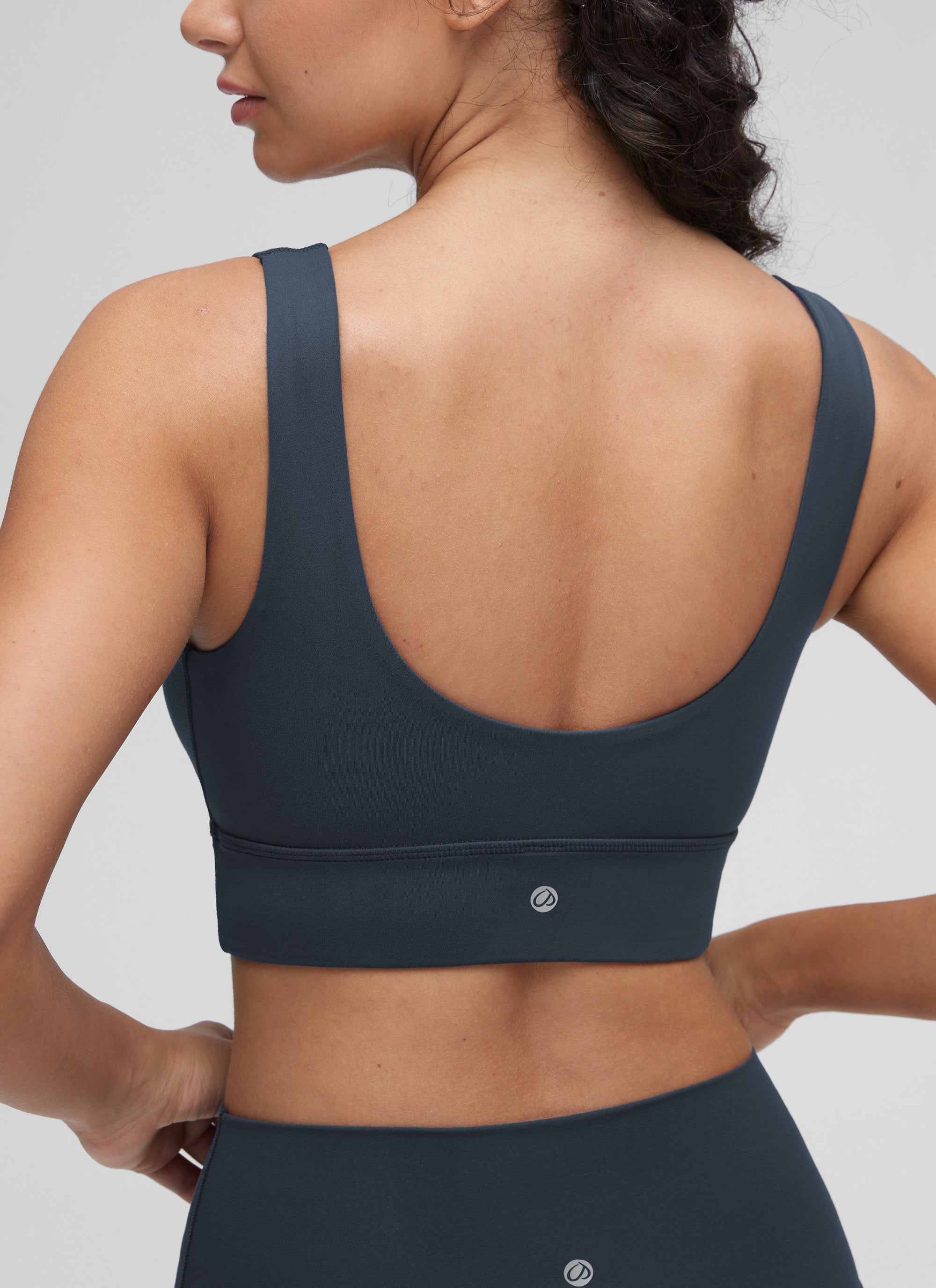 CRZ YOGA  Butterluxe Sujetador Deportivo Espalda en U True Navy