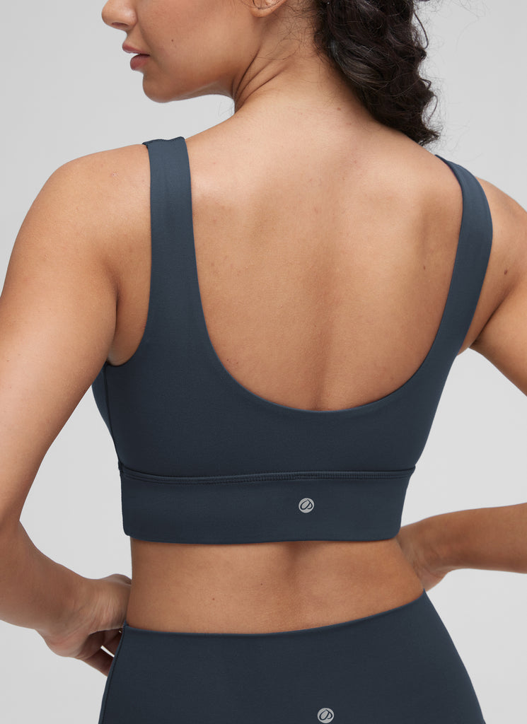 CRZ YOGA  Butterluxe Sujetador Deportivo Espalda en U True Navy