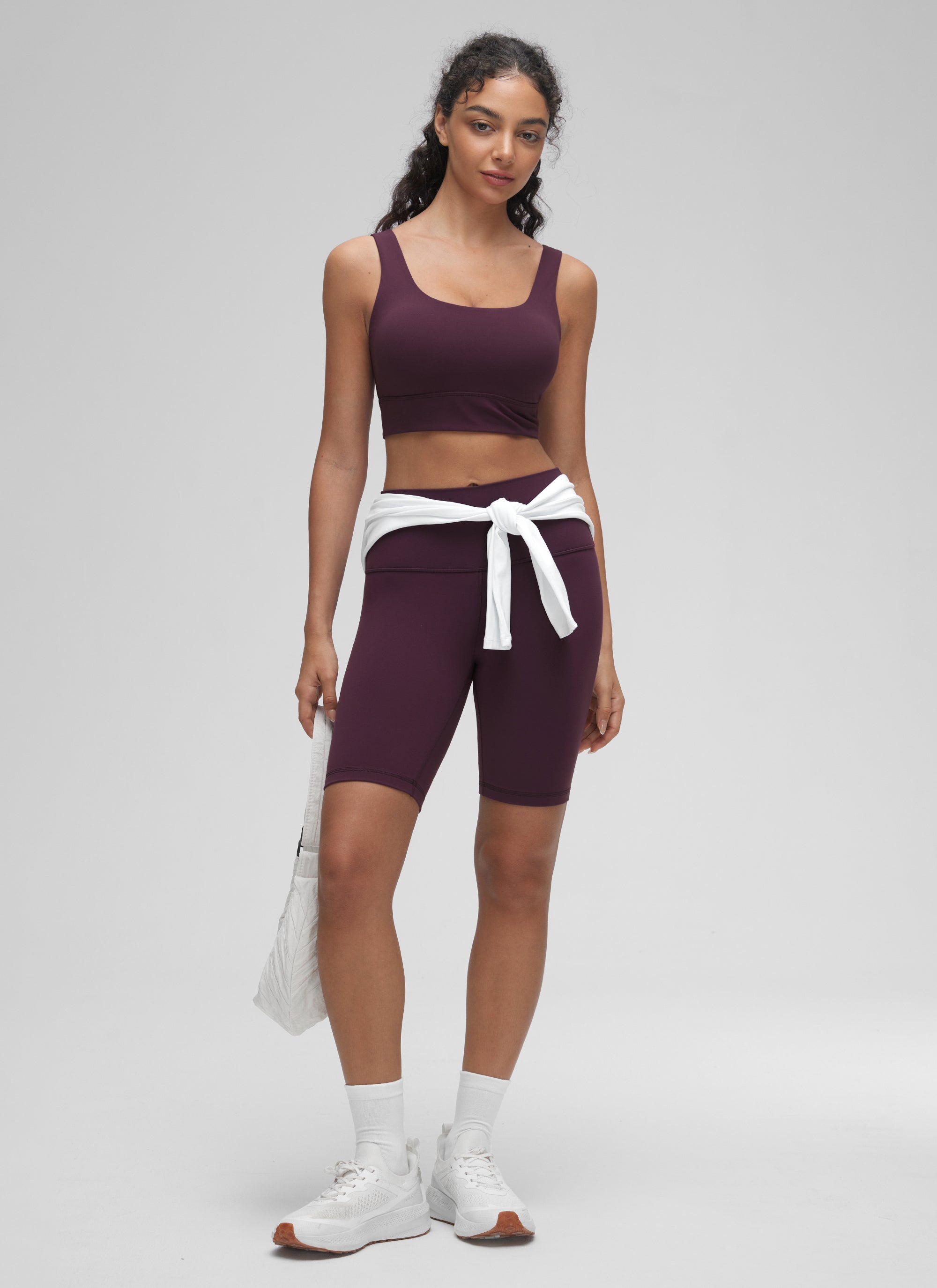 CRZ YOGA  Butterluxe Sujetador Deportivo Espalda en U Deep Purple