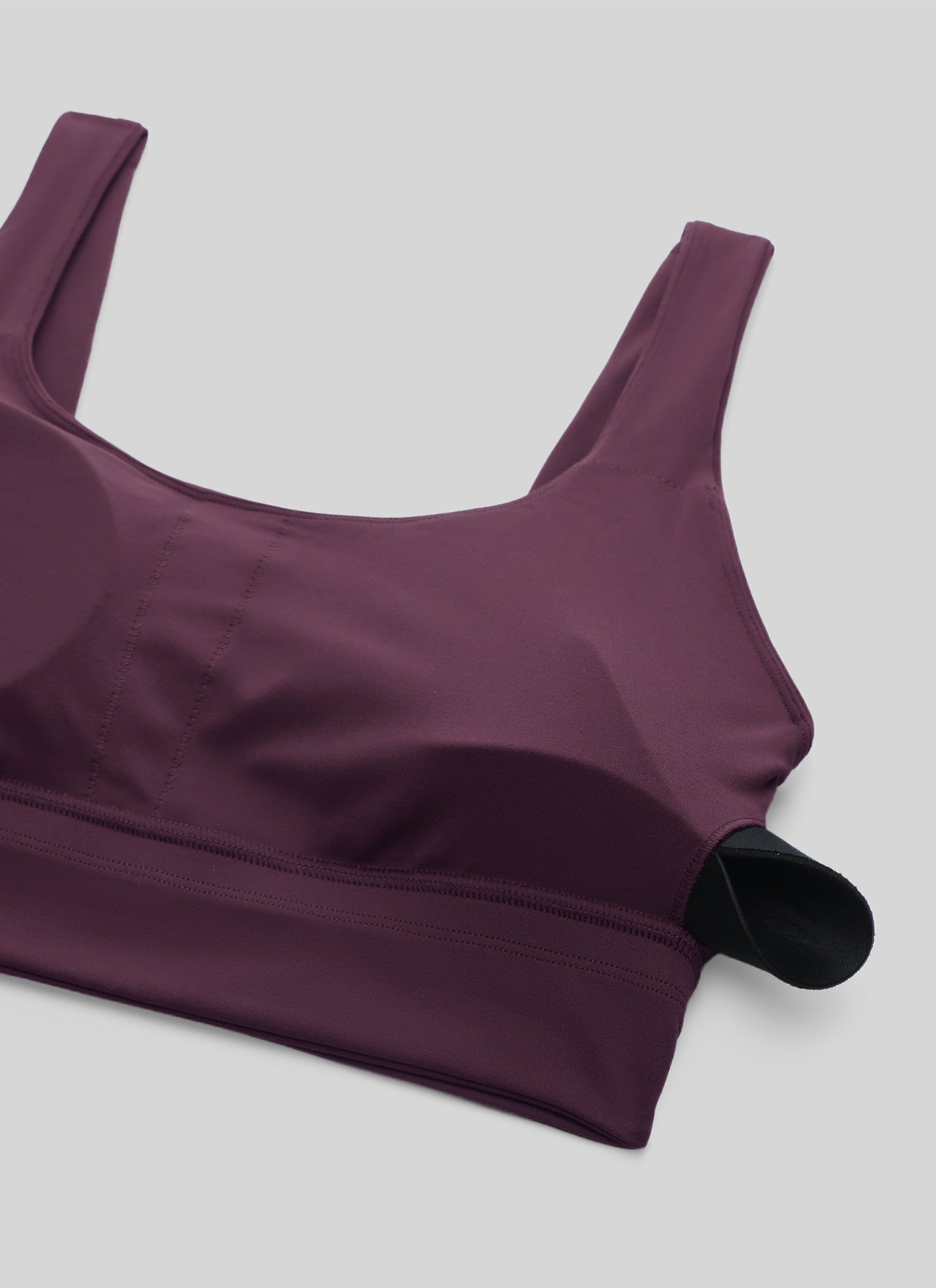 CRZ YOGA  Butterluxe Sujetador Deportivo Espalda en U Deep Purple