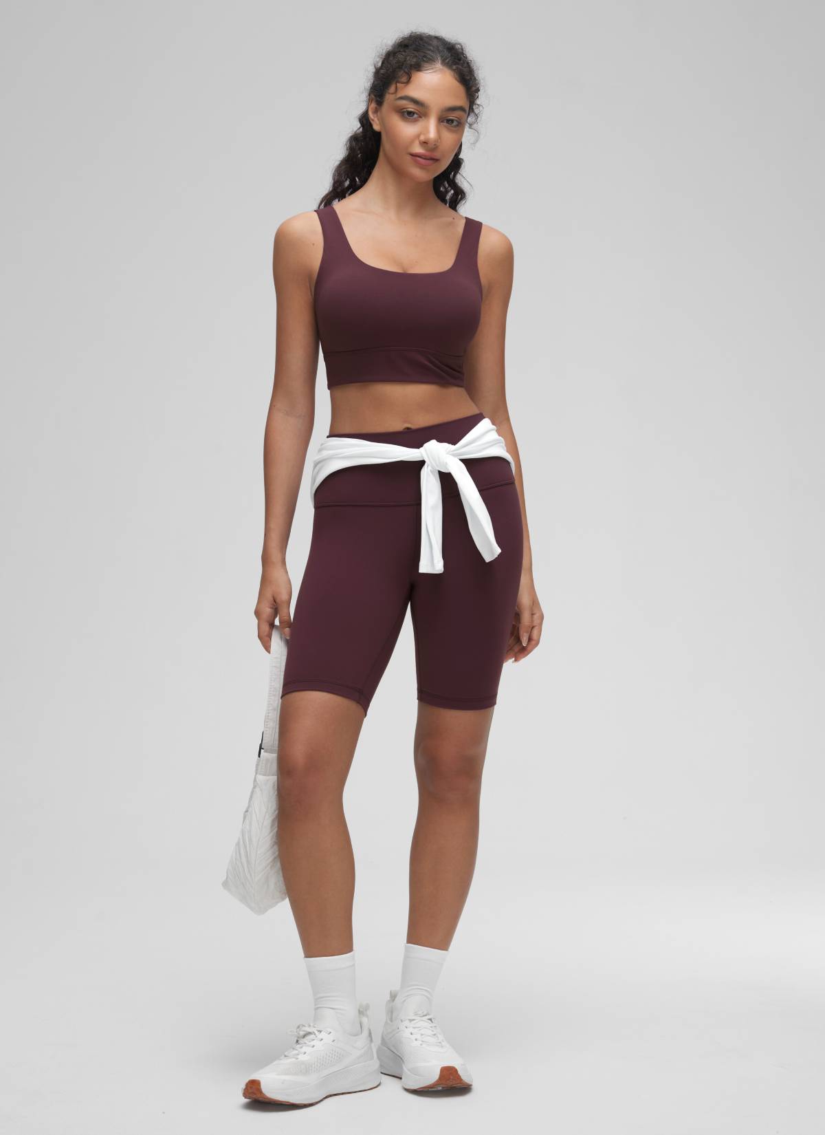 CRZ YOGA  Butterluxe Sujetador Deportivo Espalda en U Ciruela madura