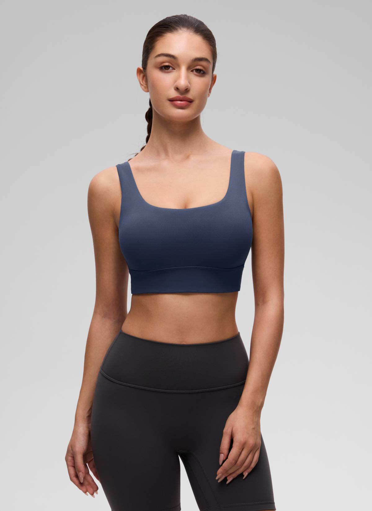 CRZ YOGA  Butterluxe Sujetador Deportivo Espalda en U Azul Club