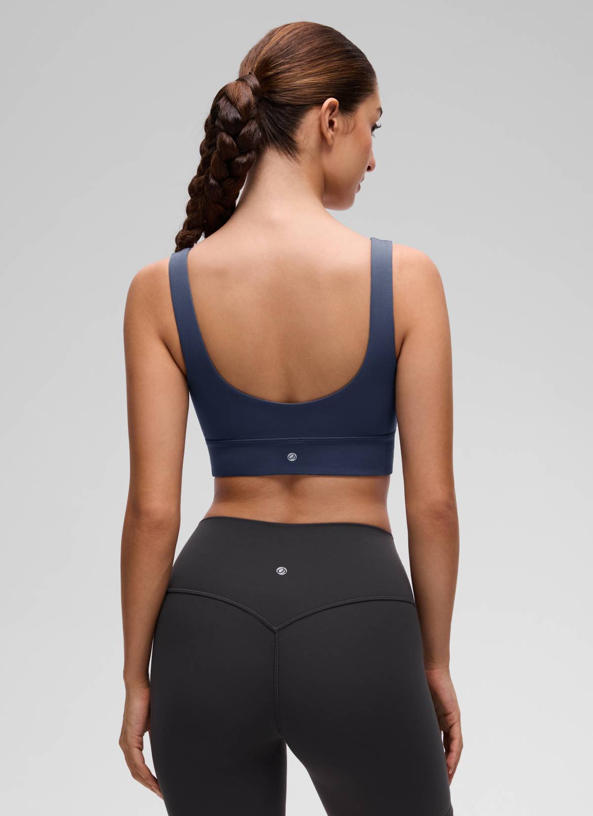 CRZ YOGA  Butterluxe Sujetador Deportivo Espalda en U Azul Club