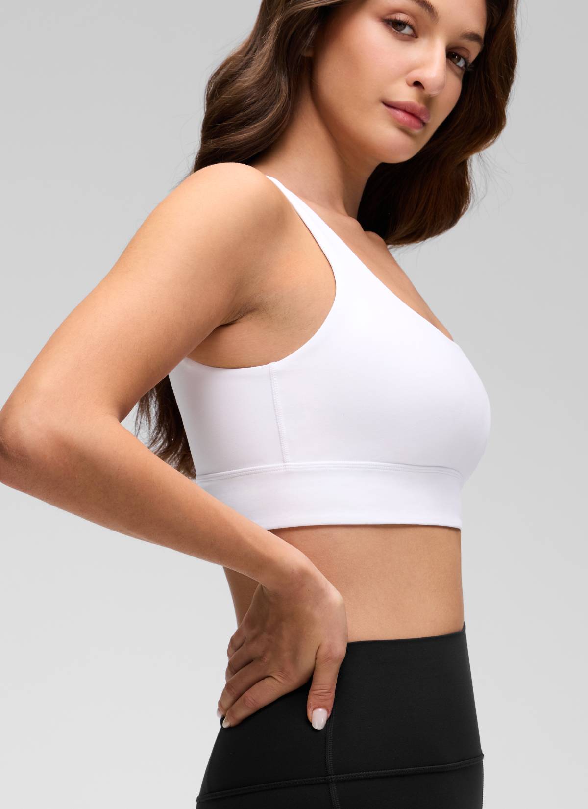 CRZ YOGA  Butterluxe Sujetador Deportivo Espalda en U blanco @model_info:Inga