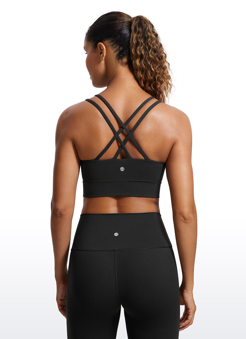 Butterluxe Sujetador Deportivo Criss Cross con Copas Moldeadas