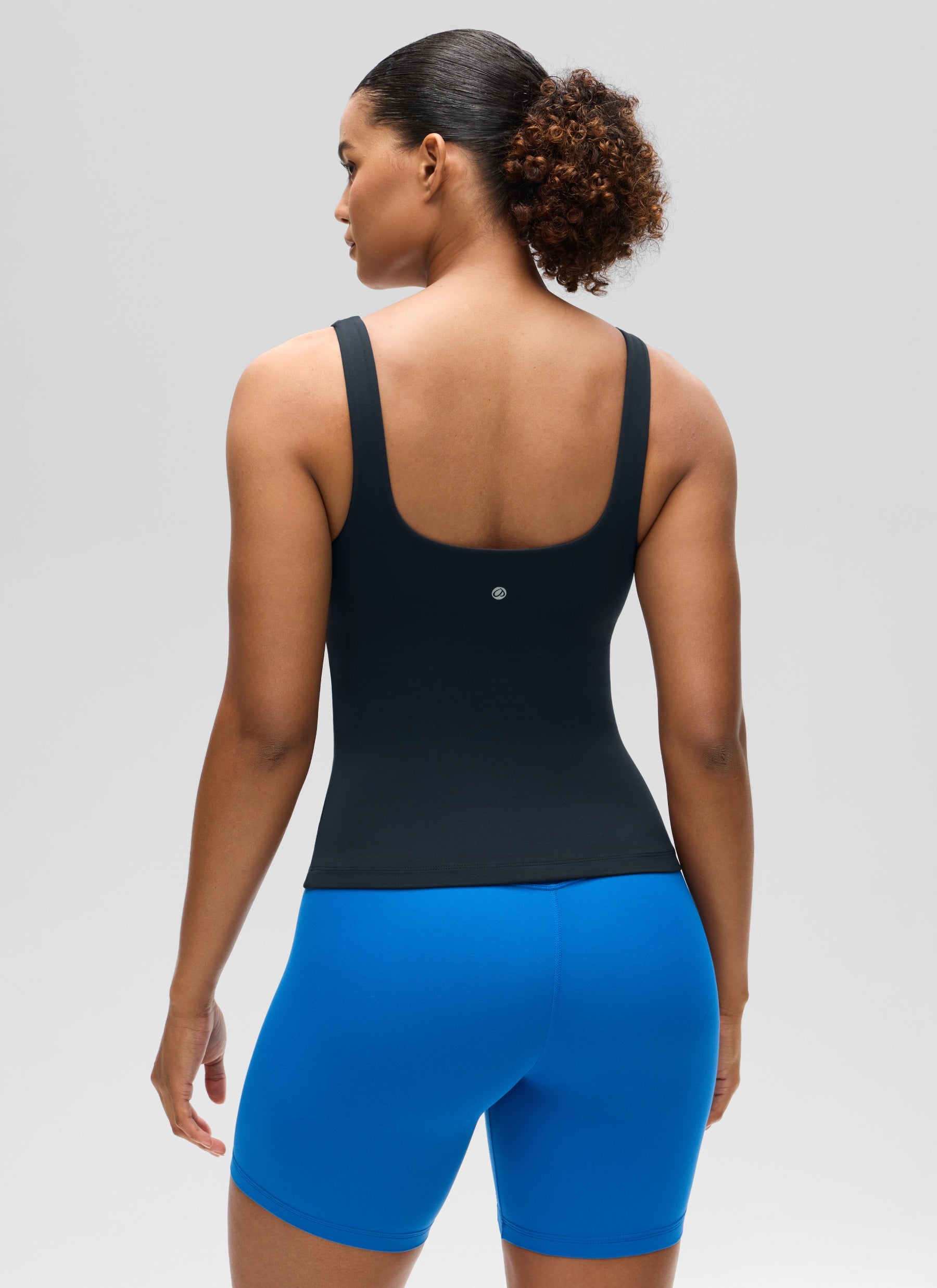 CRZ YOGA Butterluxe Camiseta sin Mangas con Cuello en U para Mujer True Navy
