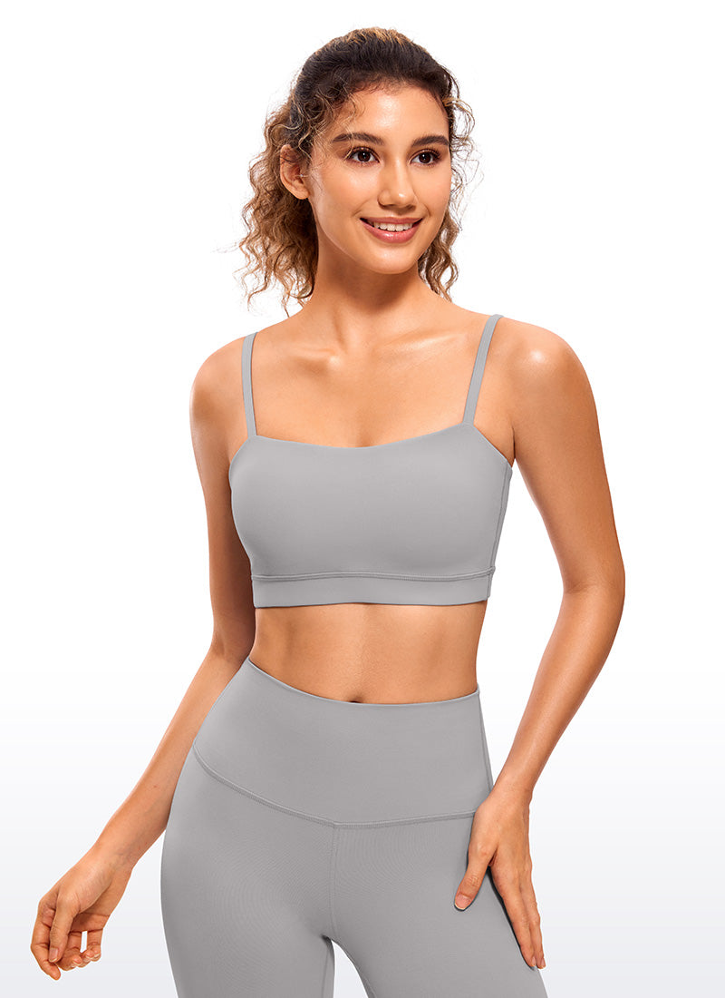 Butterluxe Sujetador Deportivo con Tirantes Delgados Ajustables