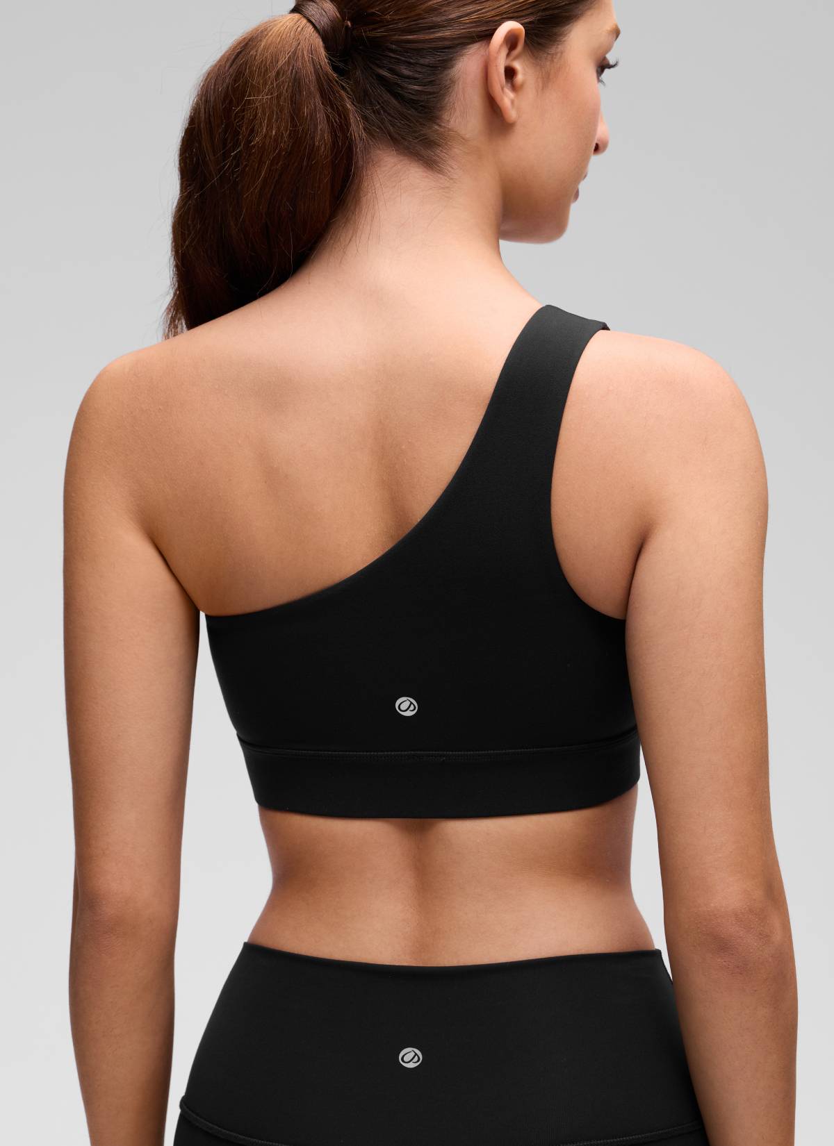 CRZ YOGA Butterluxe Sujetador Deportivo de un Hombro Negro