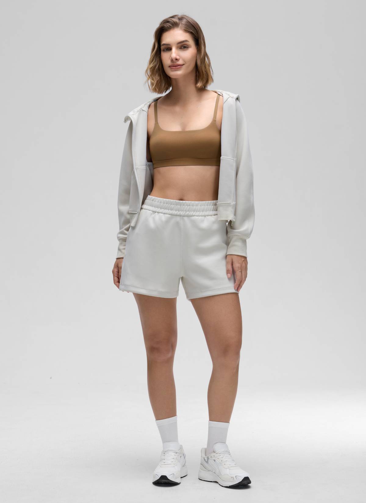 CRZ YOGA Butterluxe Sujetador con Tirantes Spaguetti Ajustables Pimienta de Jamaica
