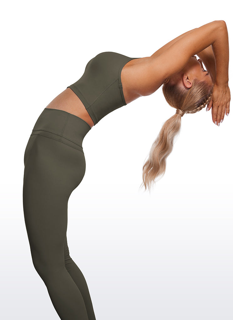 CRZ YOGA Butterluxe Tank Deportivo Largo con Espalda en Y para Mujer blanco