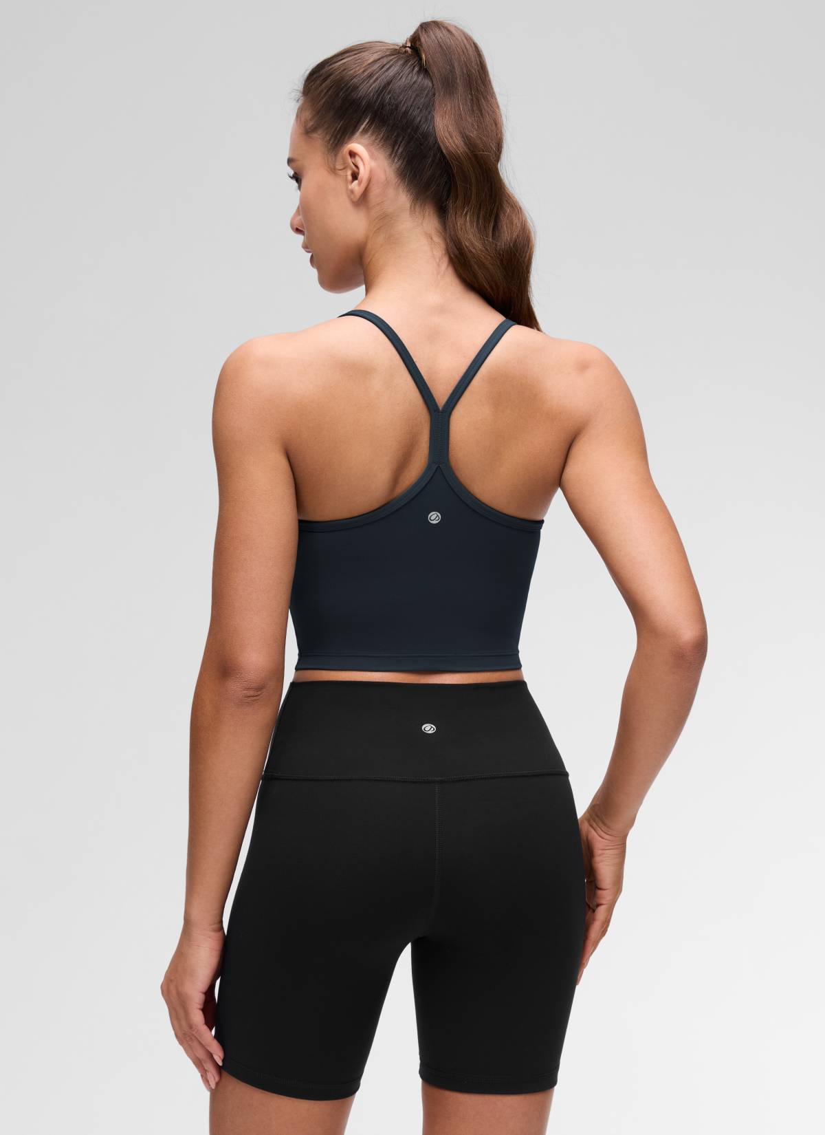 CRZ YOGA Butterluxe Tank Deportivo Largo con Espalda en Y para Mujer True Navy